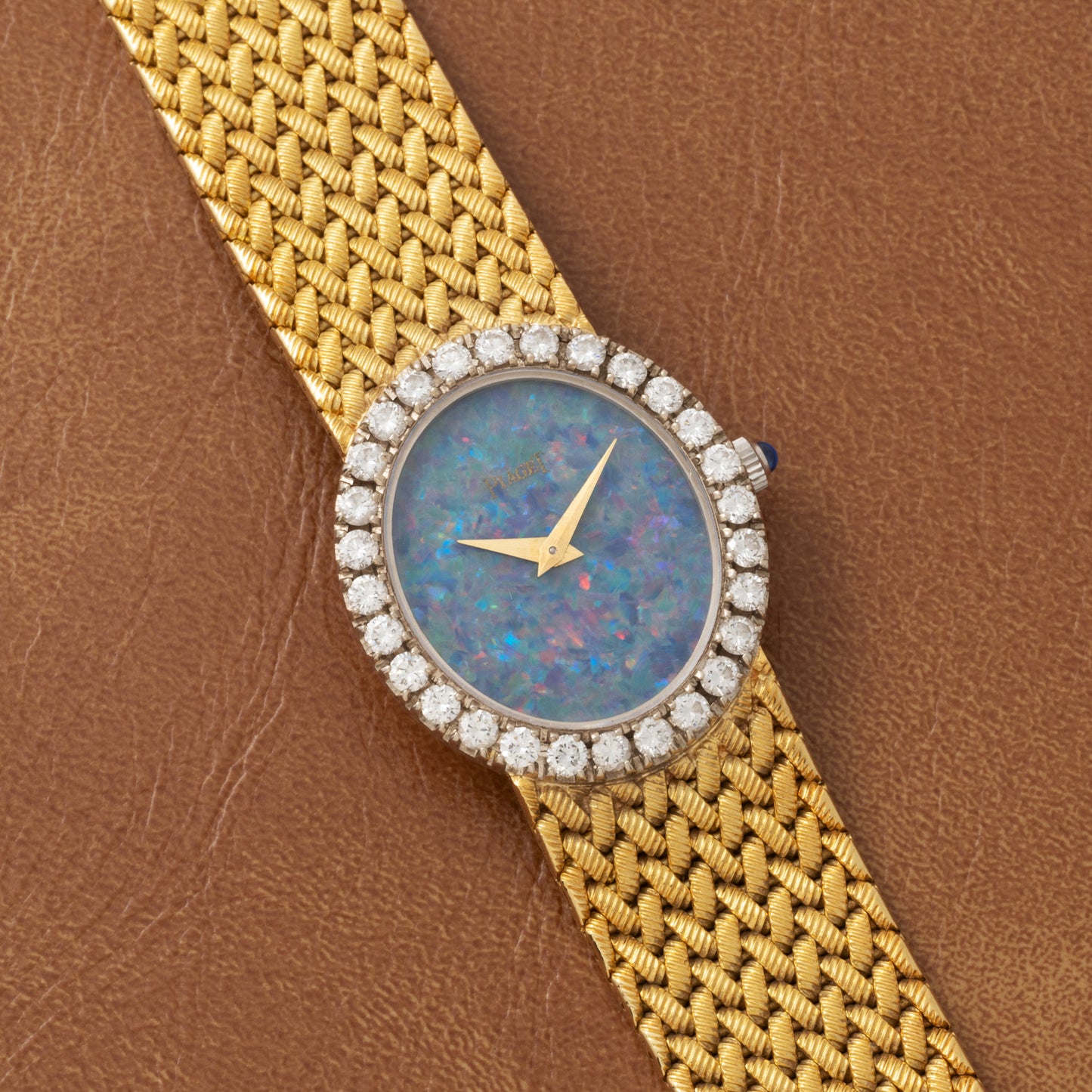 Piaget 'Opal' Yellow Gold Dress Watch