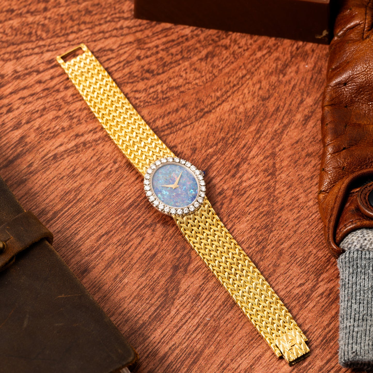 Piaget 'Opal' Yellow Gold Dress Watch