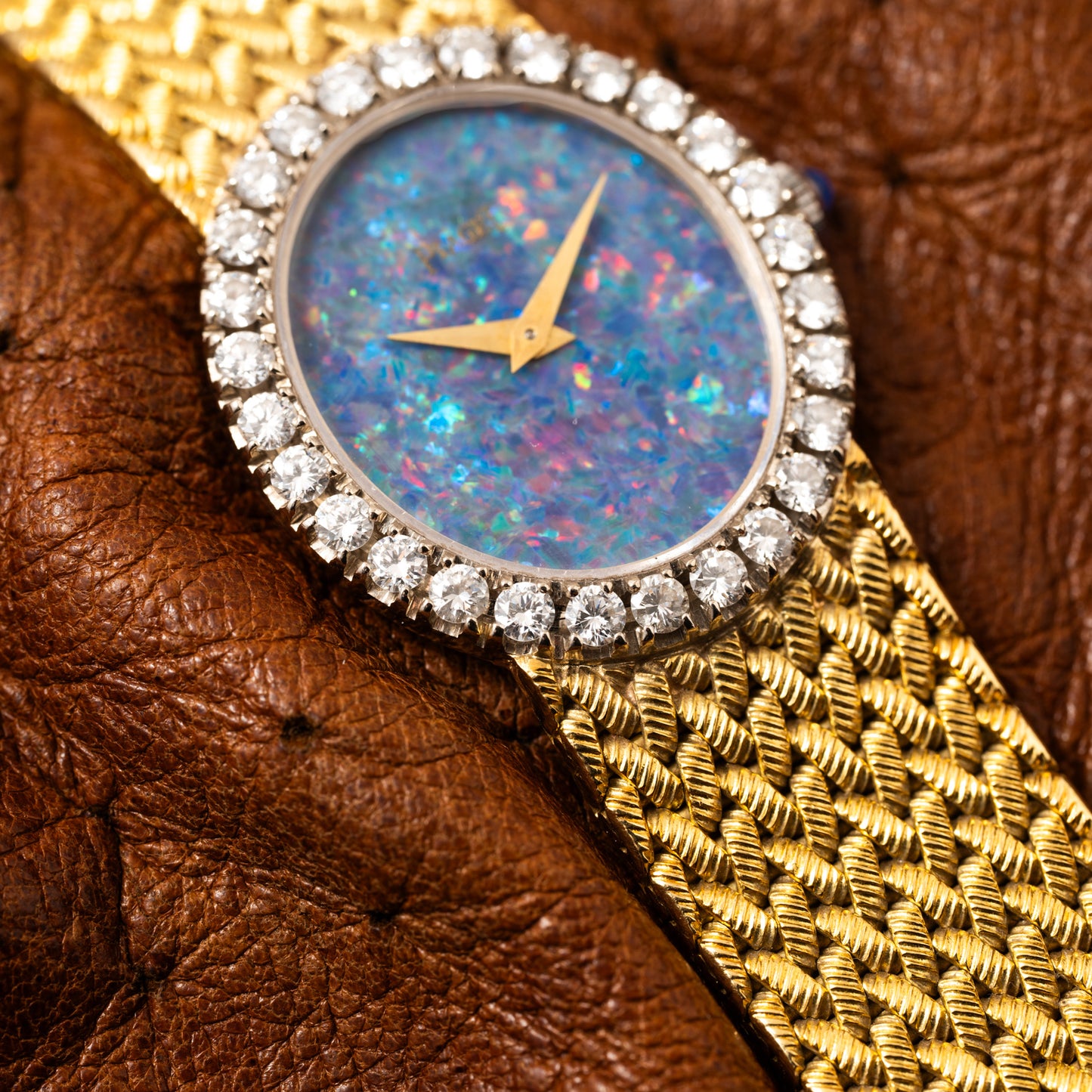 Piaget 'Opal' Yellow Gold Dress Watch