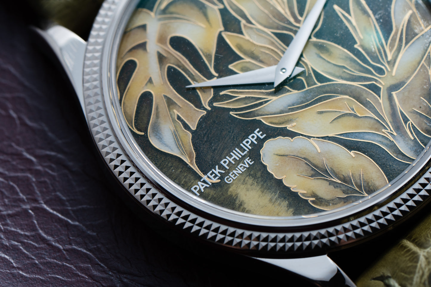 Patek Philippe Calatrava Cloisonné 'Tropical Leaves II'