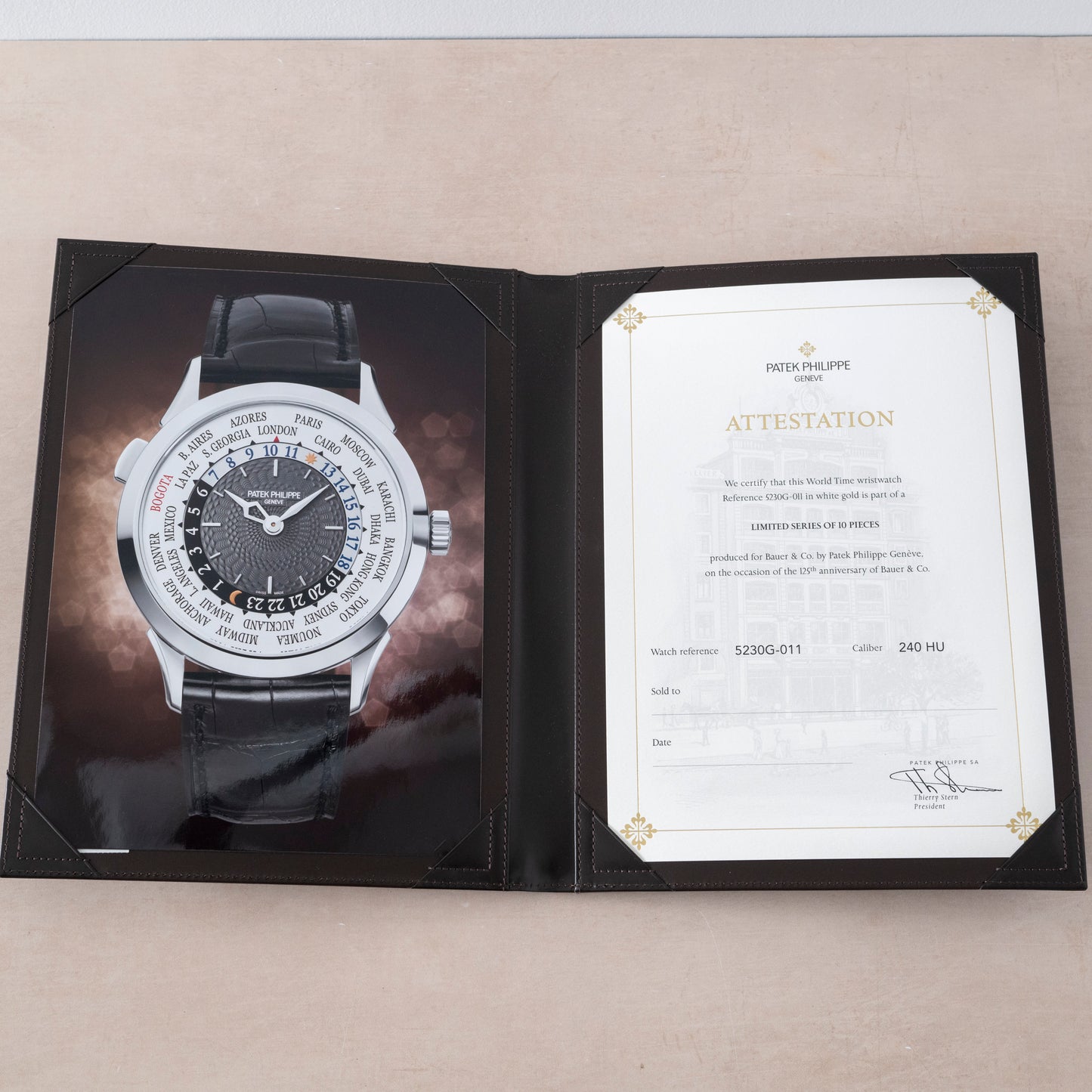 Patek Philippe World Time Bauer Limited Edition