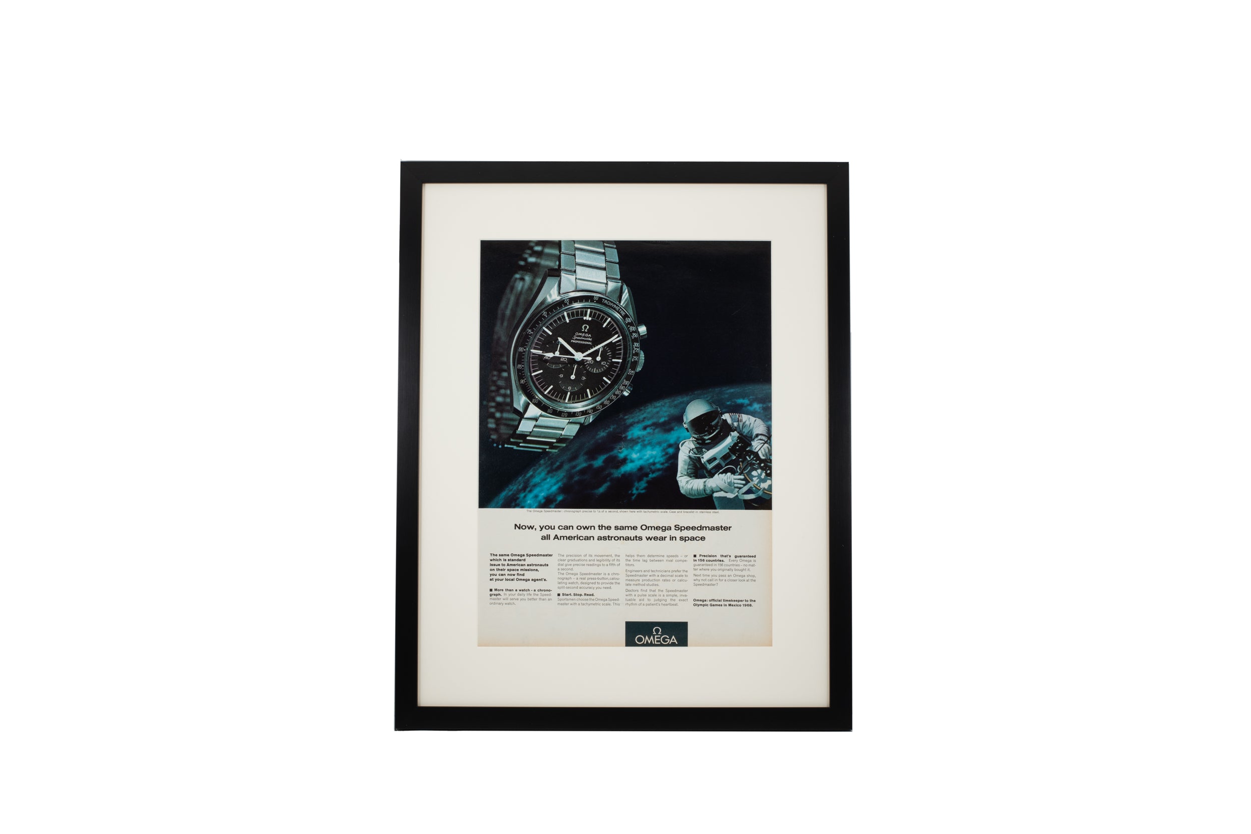 Omega on sale speedmaster poster