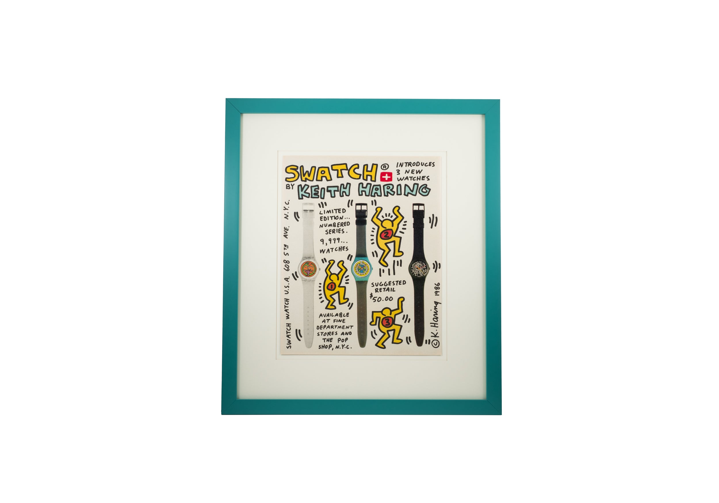 Timex decorates watches with Keith Haring street art
