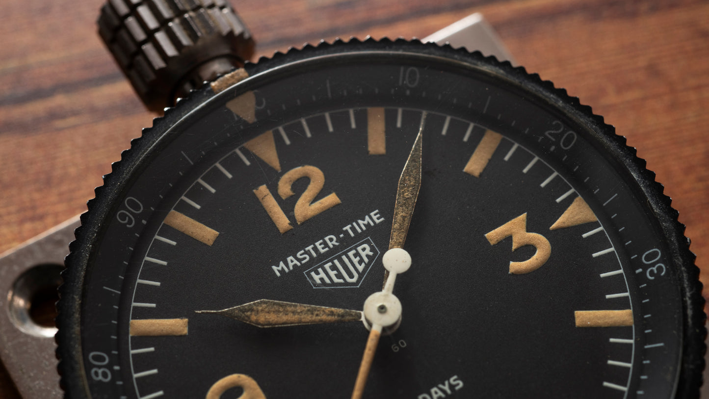 Heuer Master Time Dash Clock