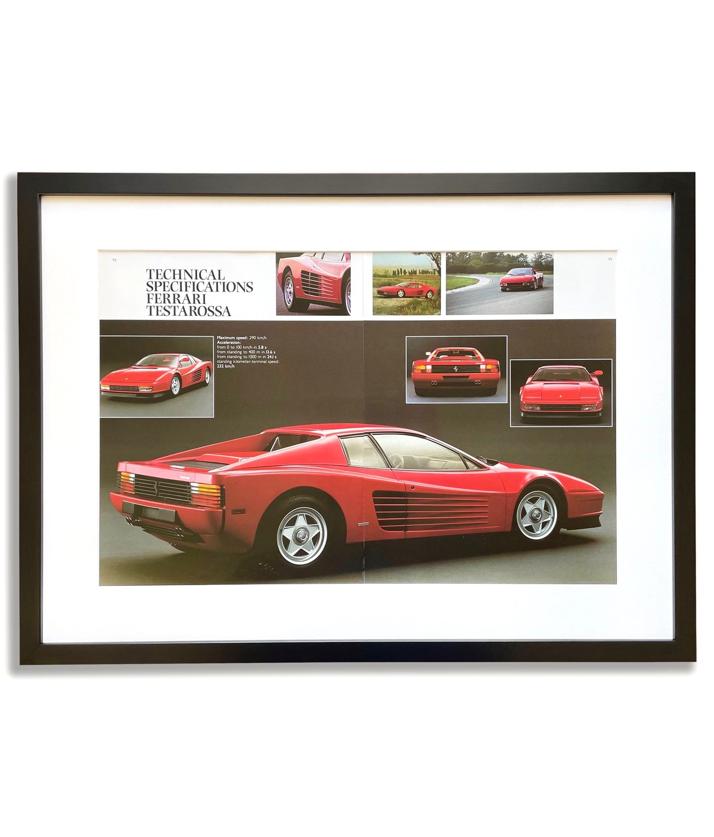 Ferrari Testarossa 'Technical Specifications'