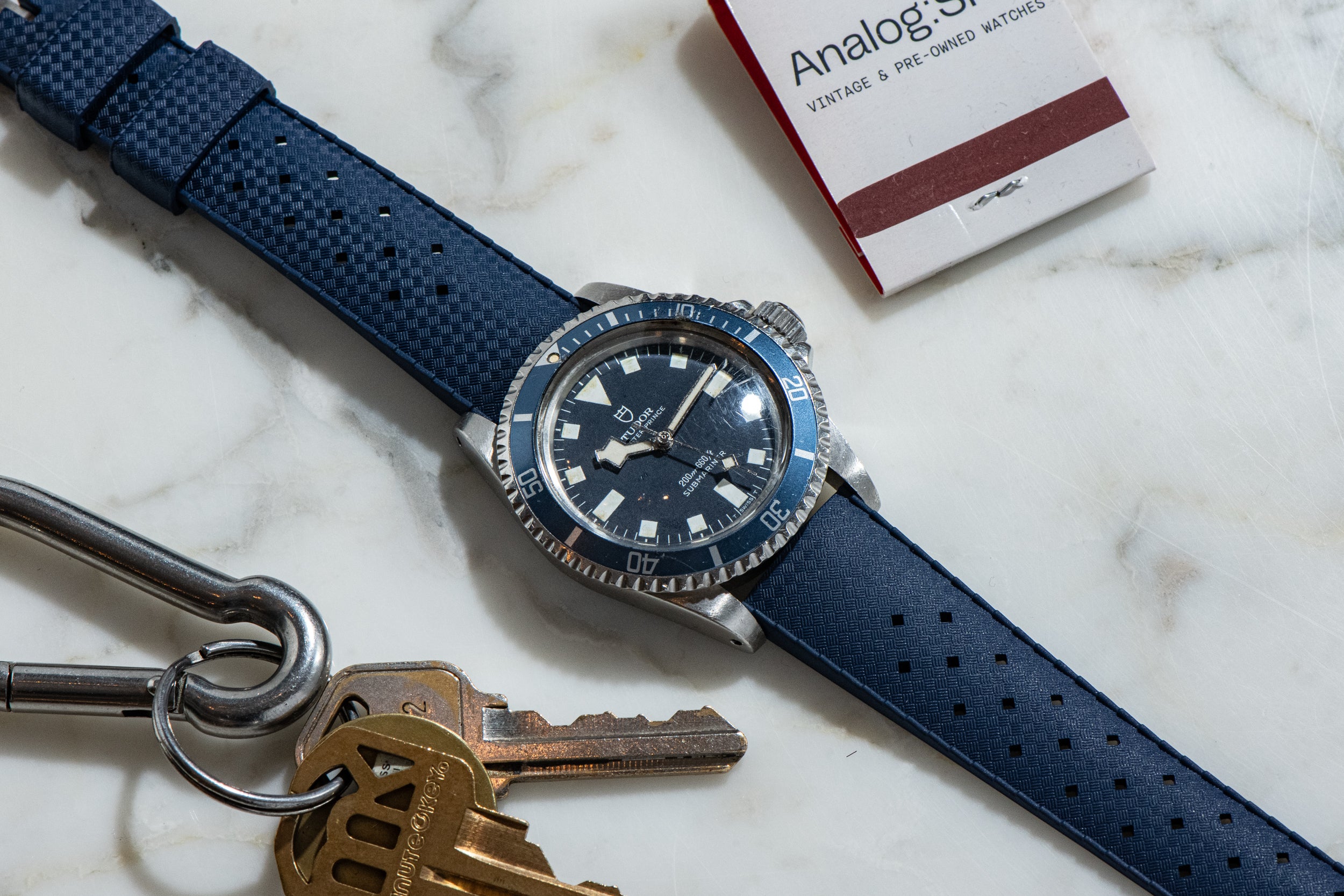 Dark blue watch strap hot sale