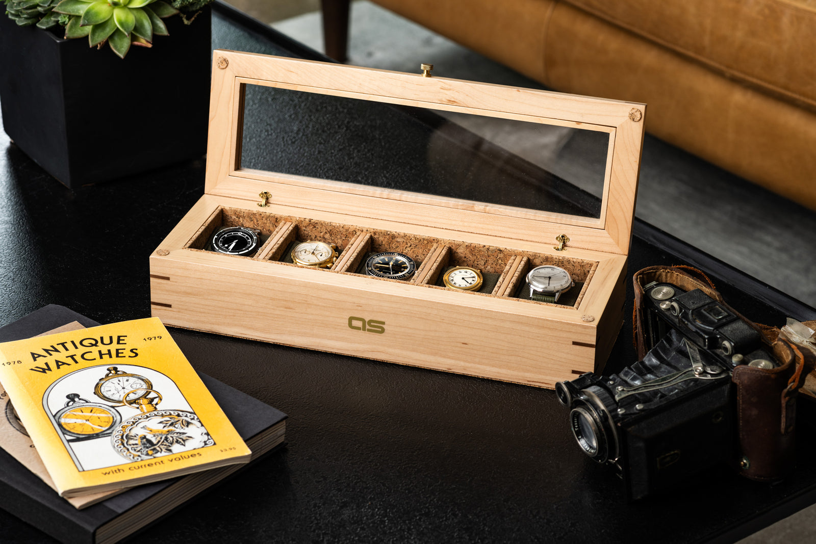 WOLF Analog/Shift Vintage Collection 10 Piece Watch Box 708041– Time  Machine Plus