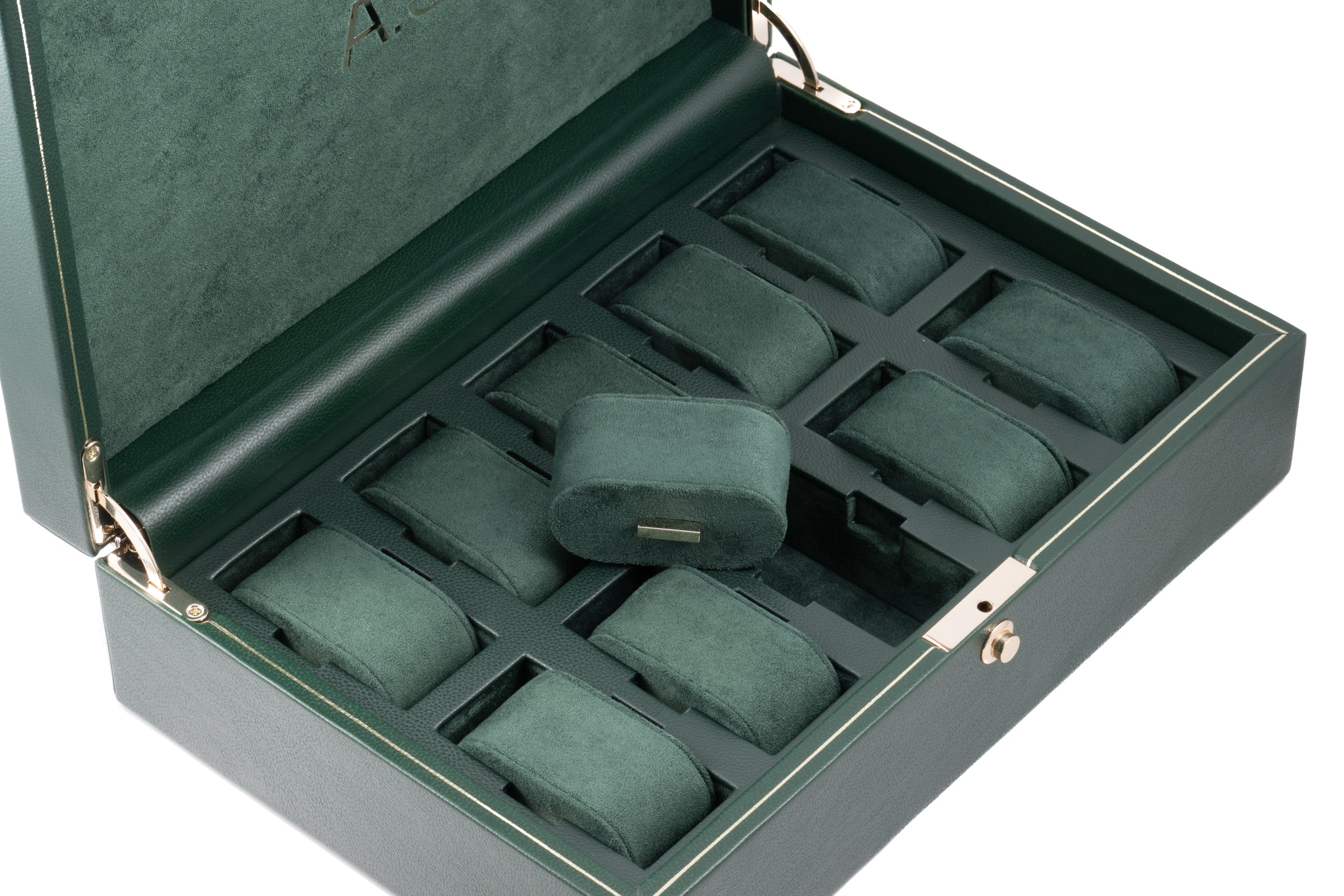 Wolf 10 piece best sale watch box with drawer