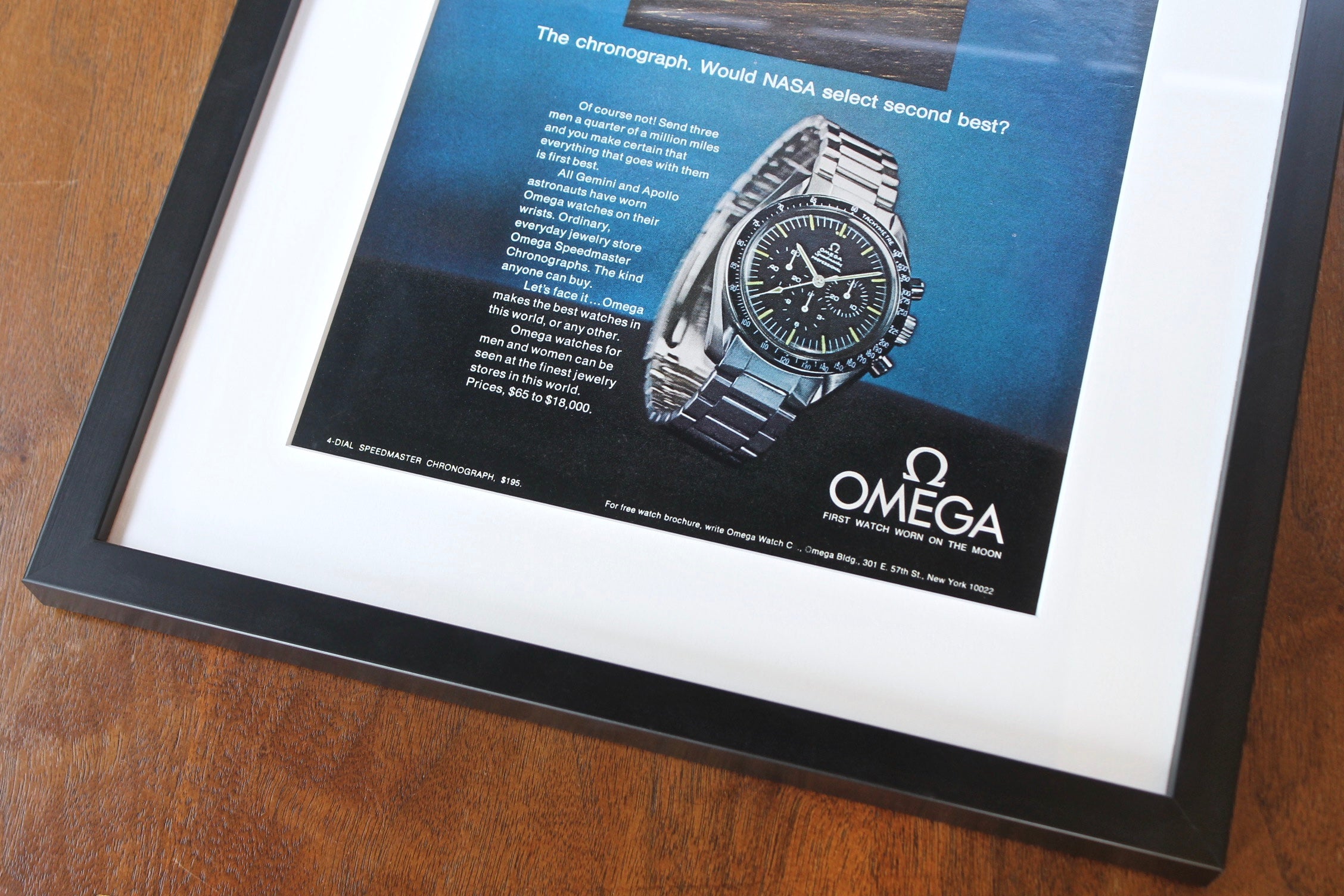 Omega speedmaster outlet poster