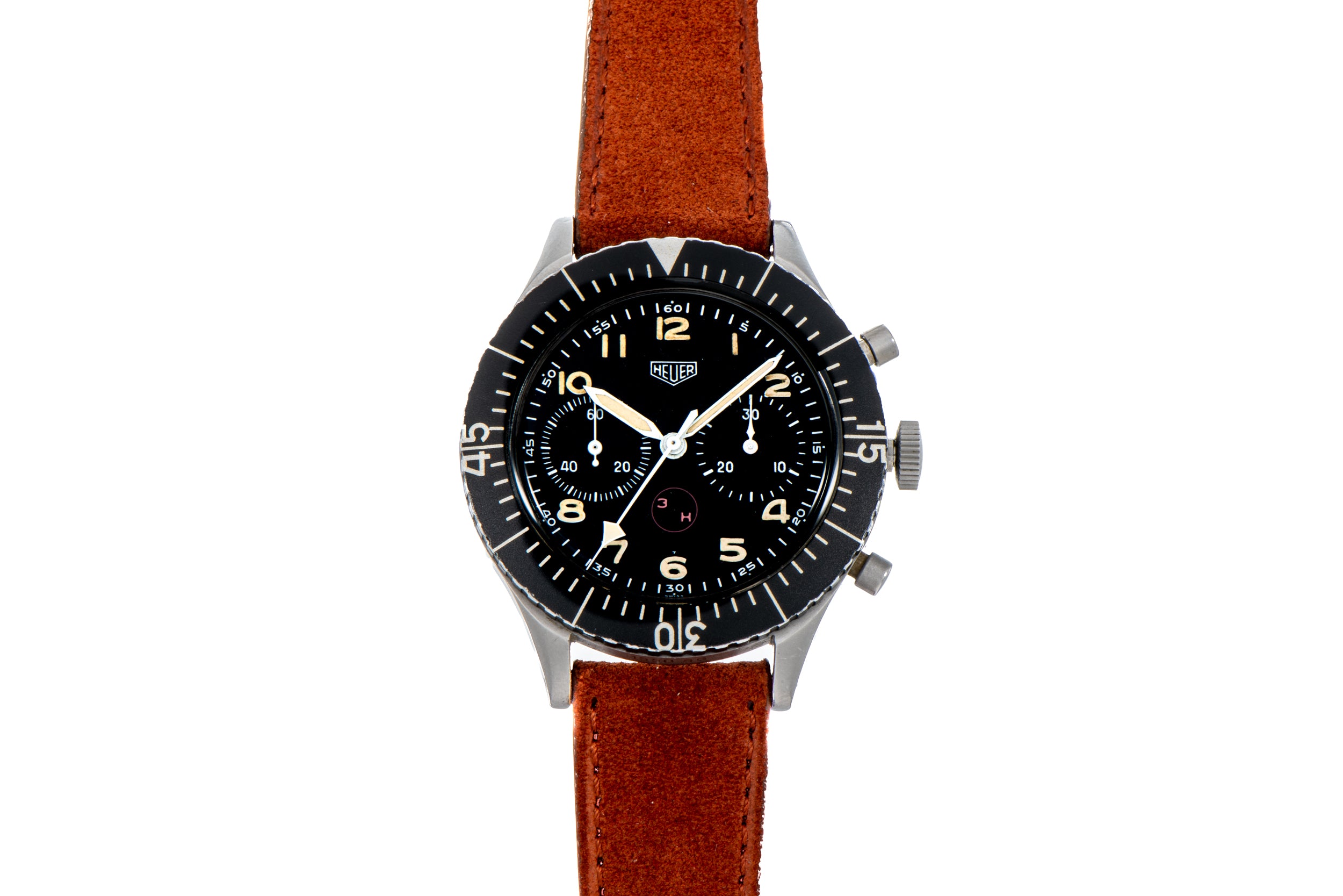 Heuer bundeswehr flyback outlet chronograph