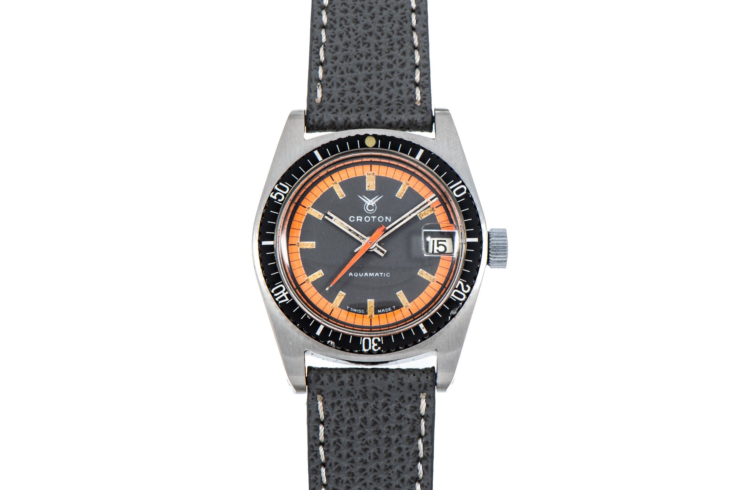 Shop Vintage Croton Nivada Grenchen Aquamatic Watch – SECOND HAND HOROLOGY