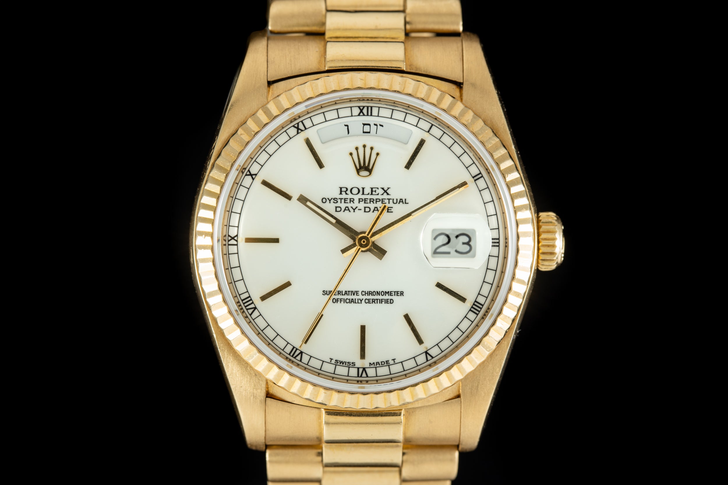 Rolex Day Date Quickset Analog Shift