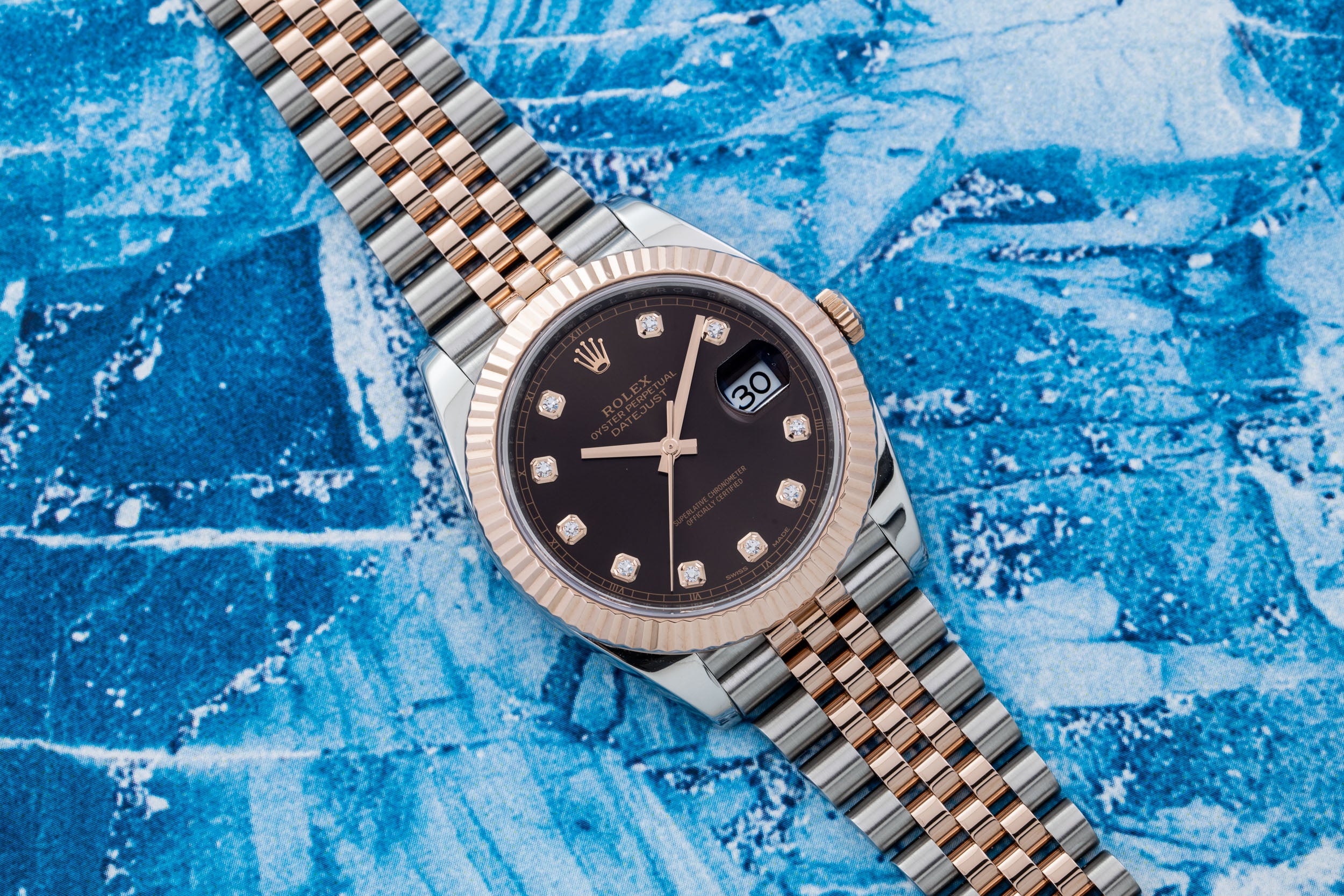 Rolex datejust two tone clearance diamond dial