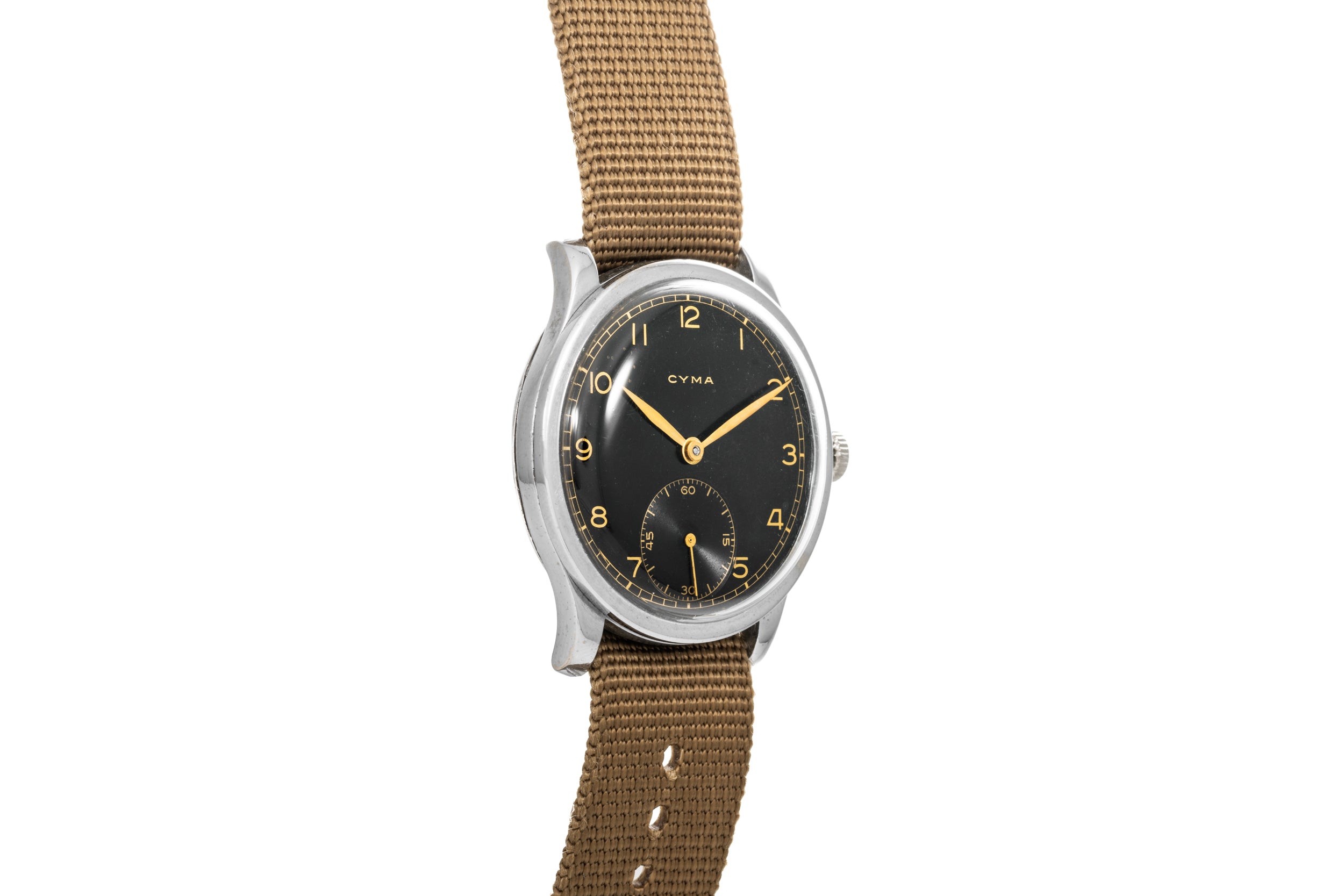 Gold Cyma vintage wristwatch, hallmarked 1953 - YouTube