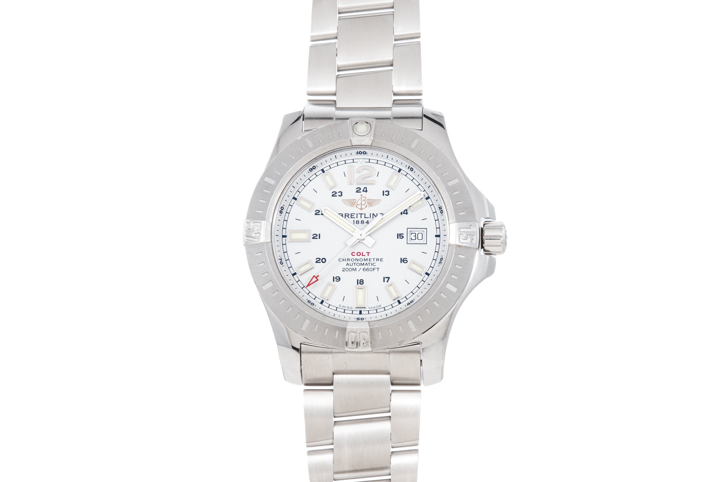 Breitling colt white dial hotsell