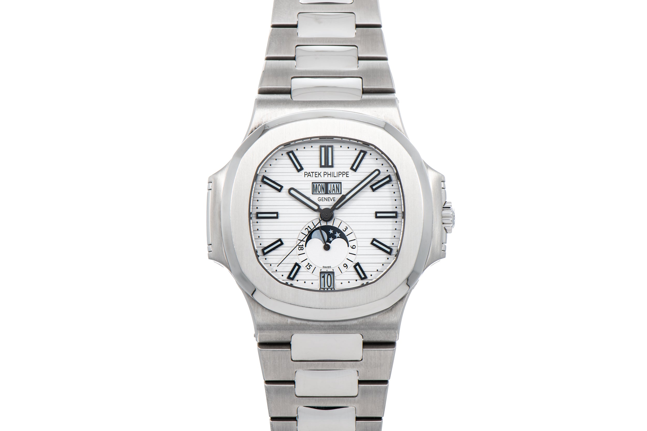 Patek Philippe Nautilus Annual Calendar Analog Shift