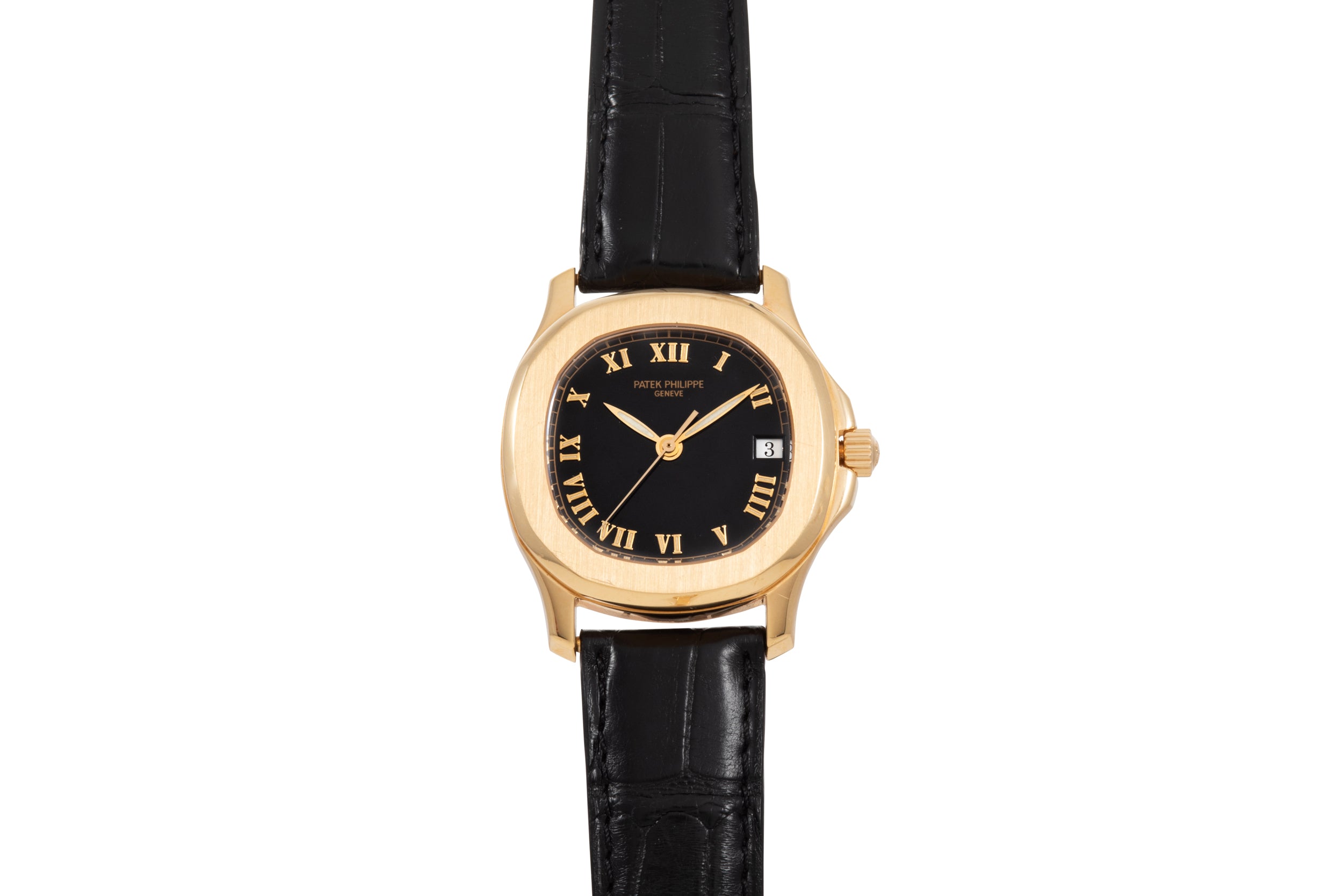 Patek Philippe Aquanaut Rose Gold Black Rubber Strap Swiss ETA Caliber  5168G Valjoux Movement Automatic Watch - FirstCart