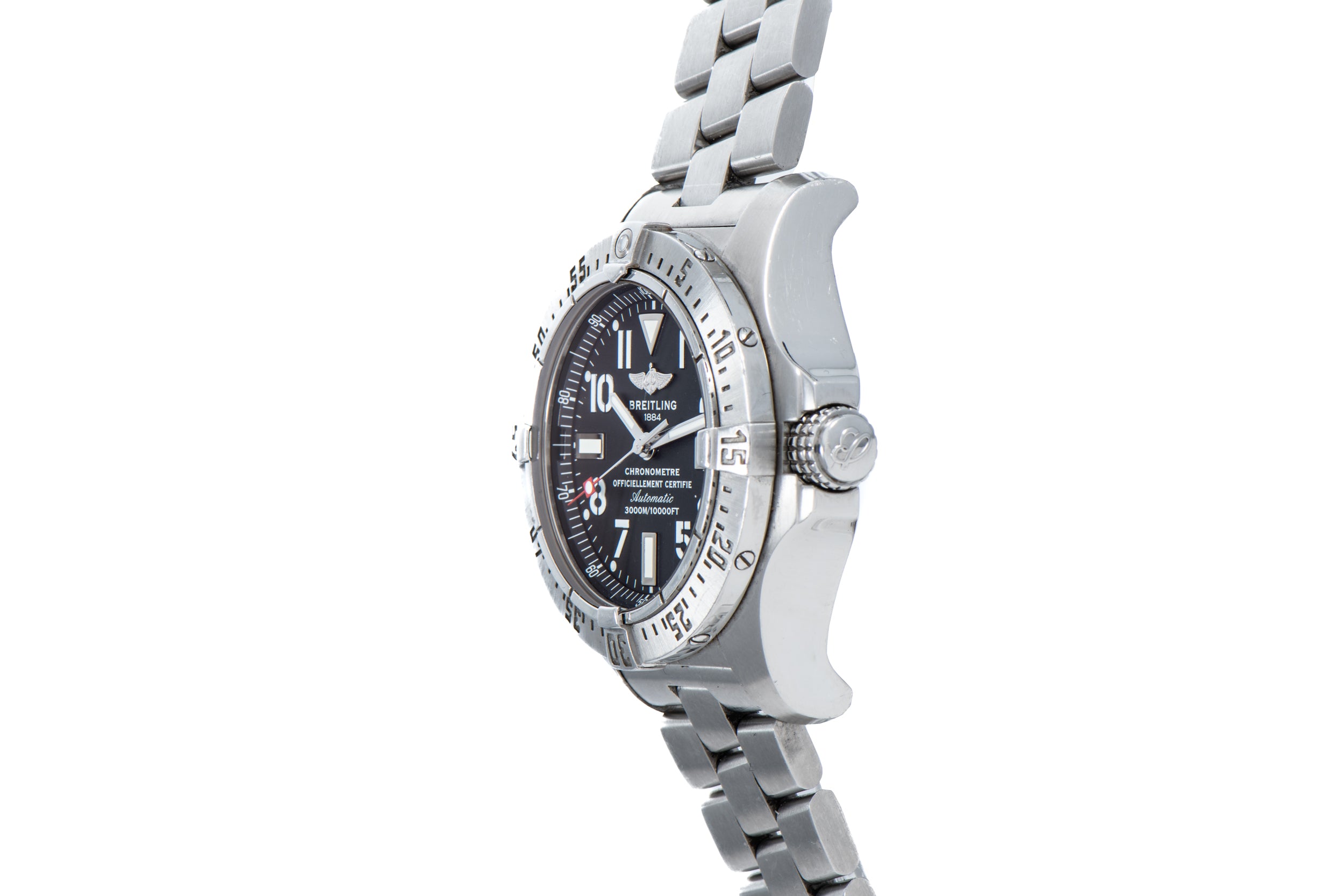 Breitling avenger clearance seawolf black