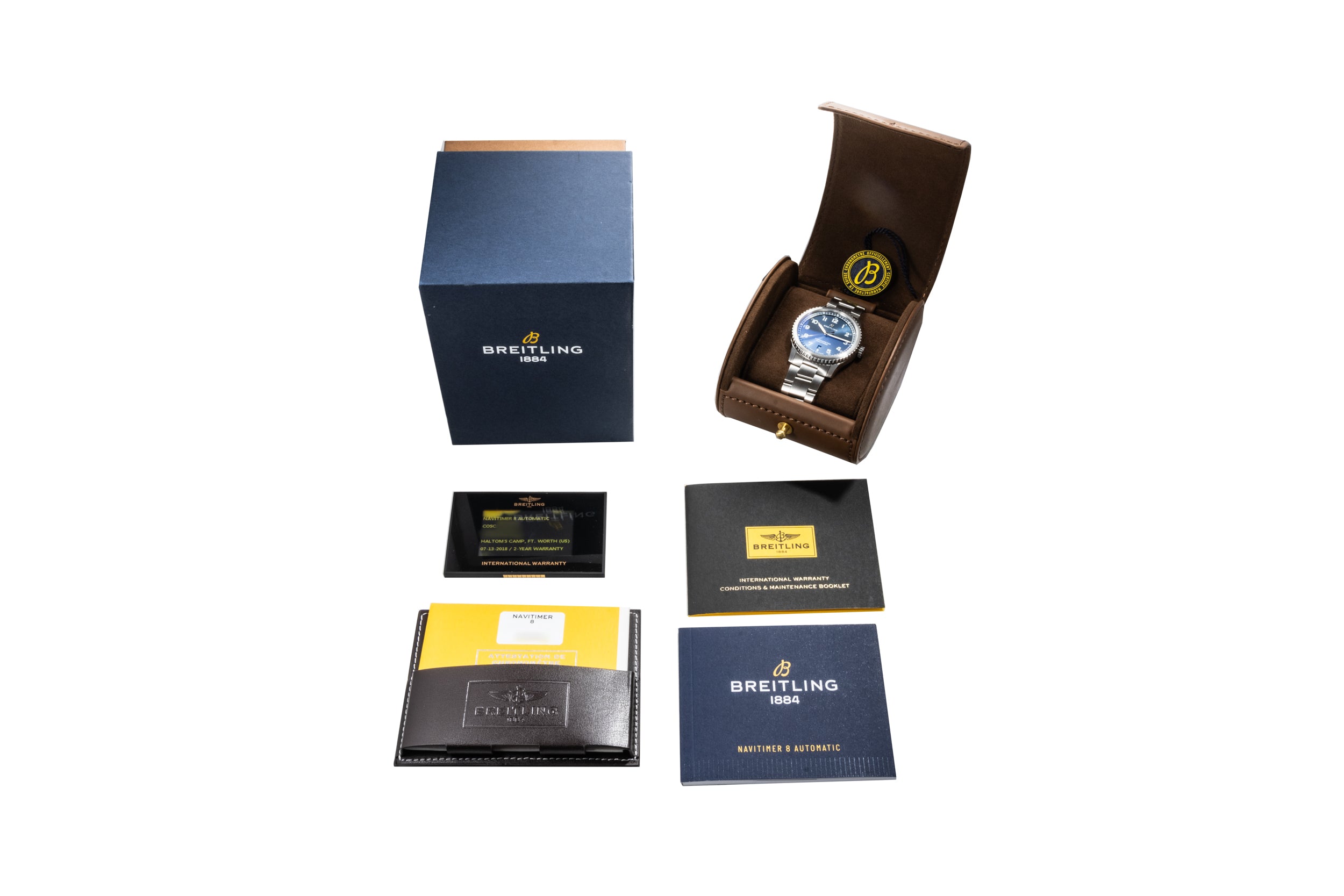 Breitling digital warranty outlet card