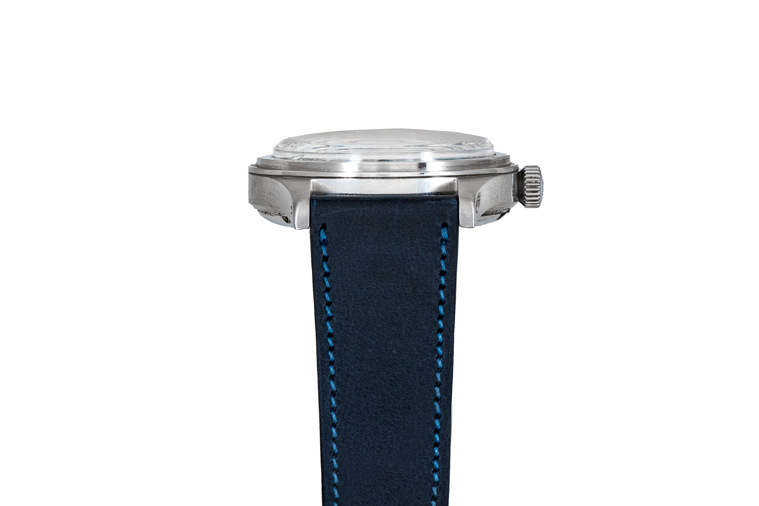 Cheap Ulysse Nardin Classico HMS 8156-111-2/CAESAR Limited Edition Blue  Leather Strap Quality Watch Replica YD001