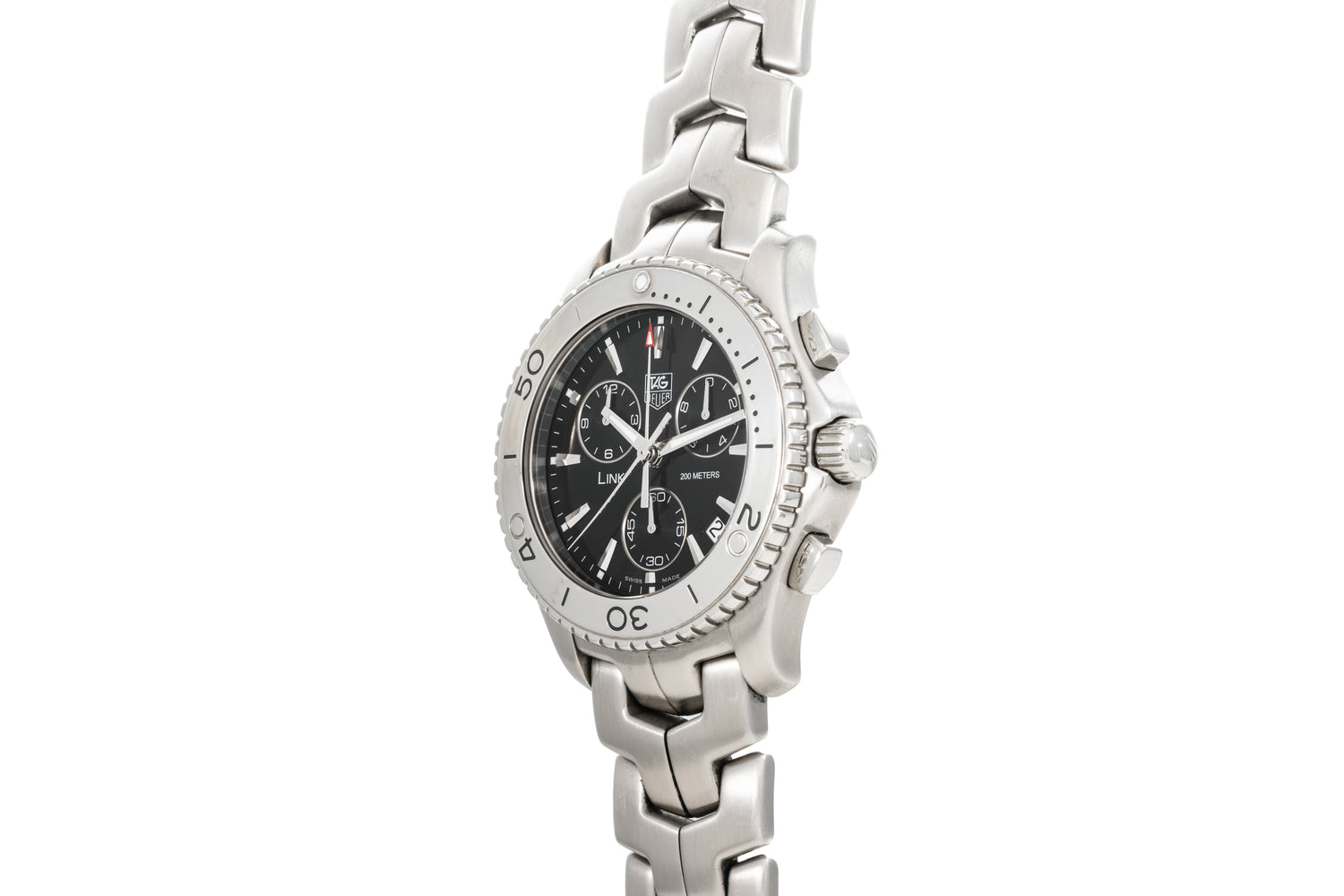 Tag Heuer Men's CT1111.BA0550 'Link' Chronograph Stainless Steel Watch