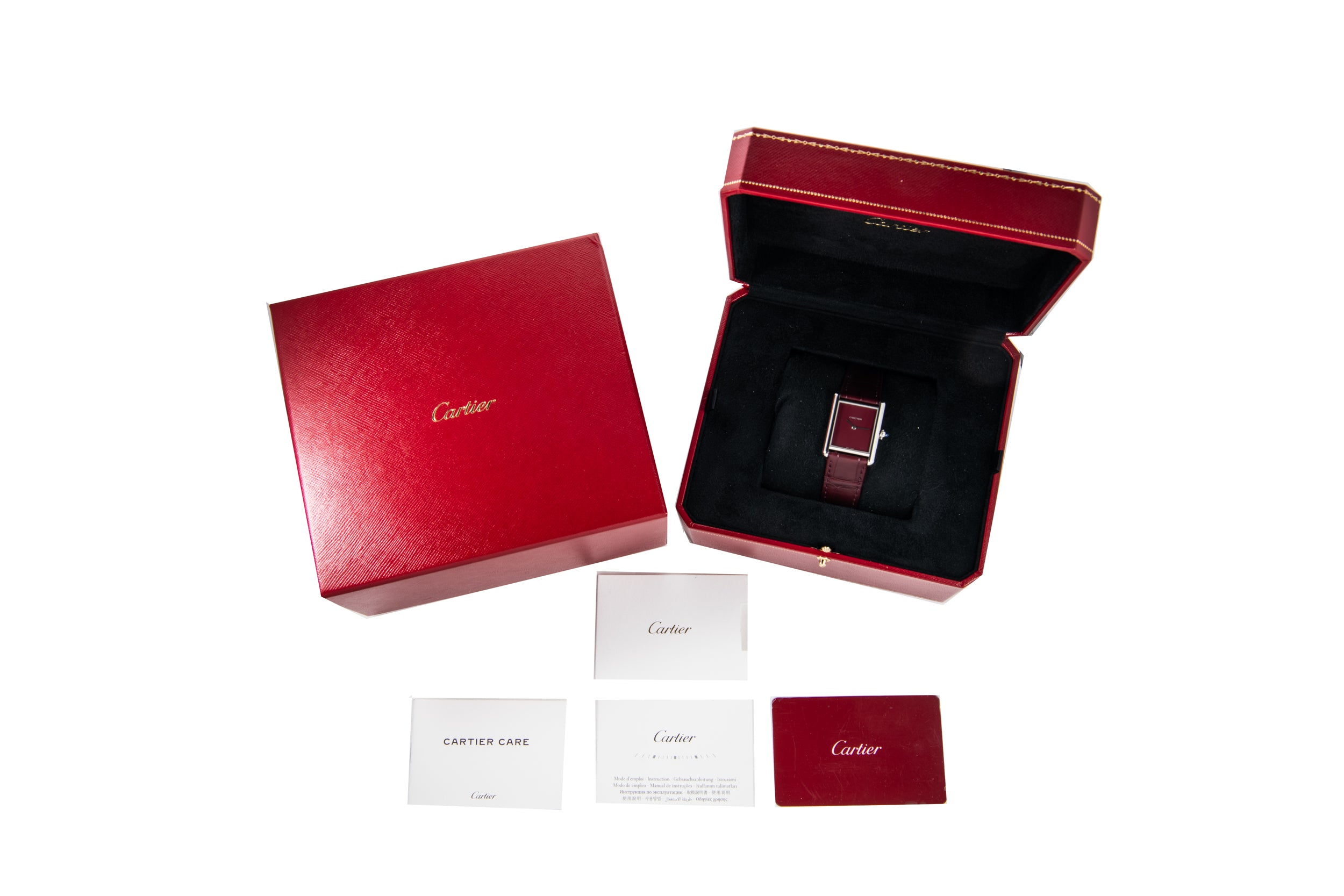 Cartier watch hot sale box replica