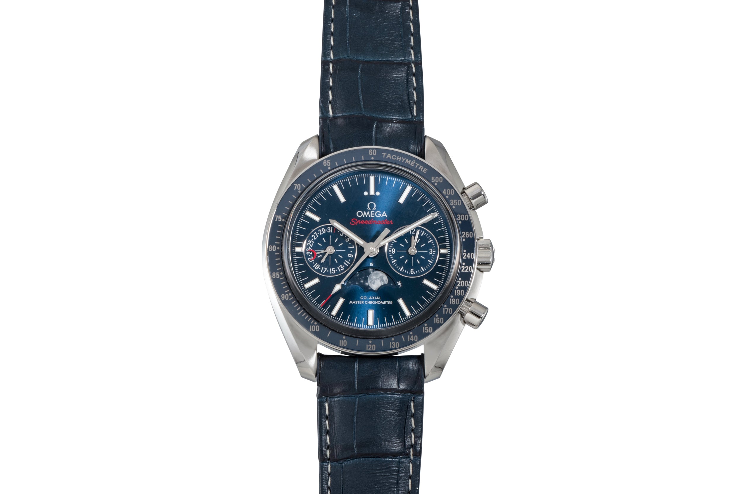 Omega Speedmaster Co Axial Moonphase Chronograph Analog Shift