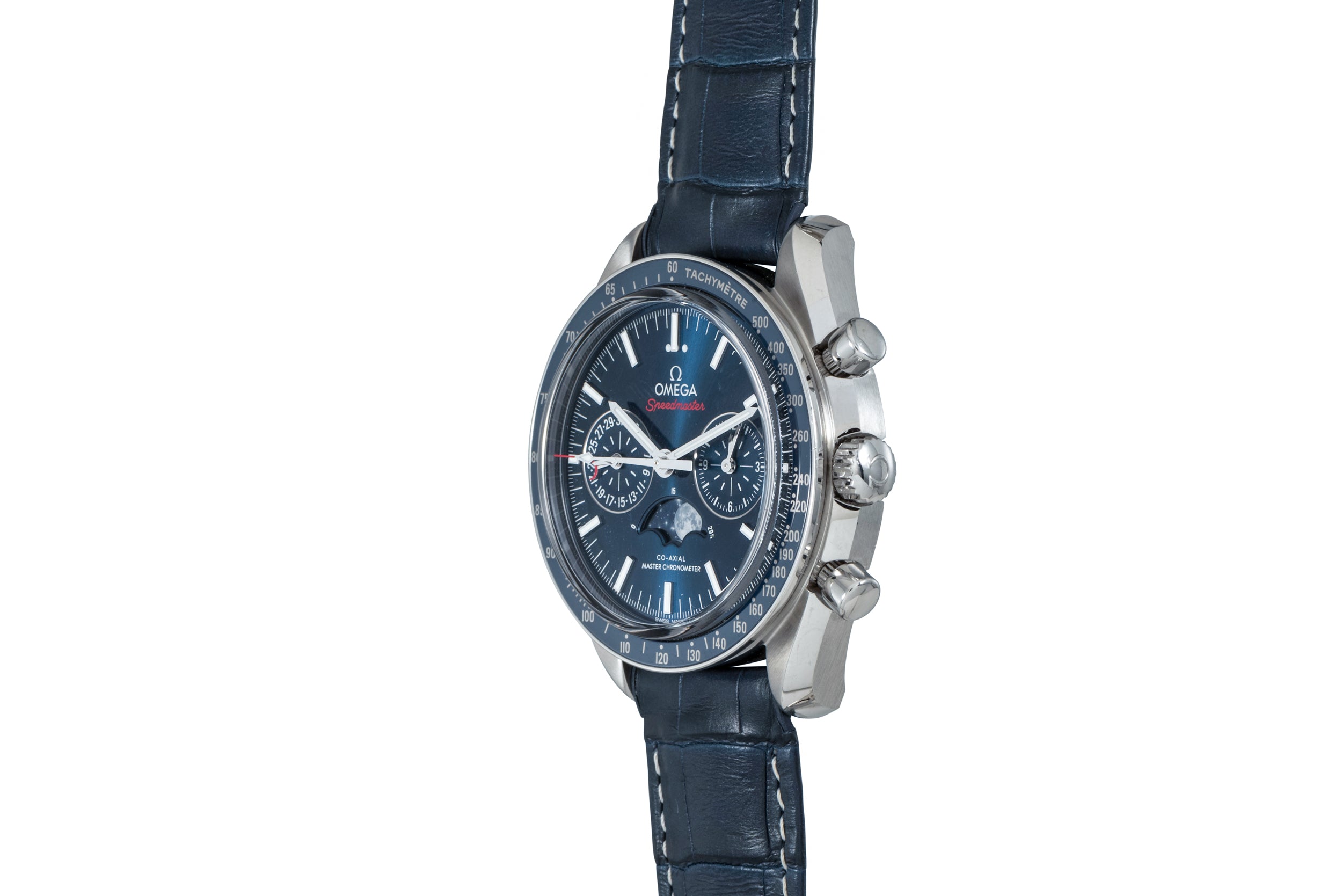 Omega Speedmaster Co Axial Moonphase Chronograph Analog Shift