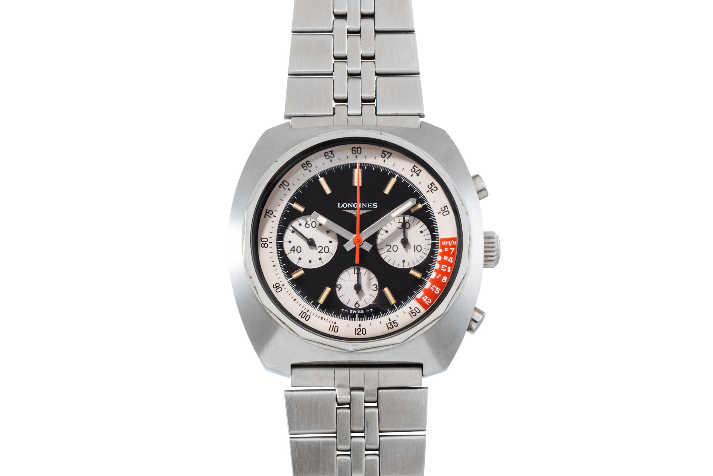 Longines Cushion Case Chronograph Analog Shift