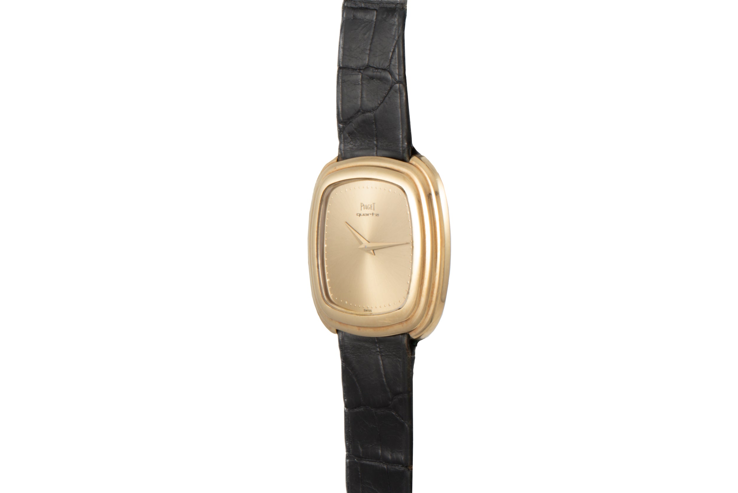 Piaget Yellow Gold TV Case Dress Watch Analog Shift