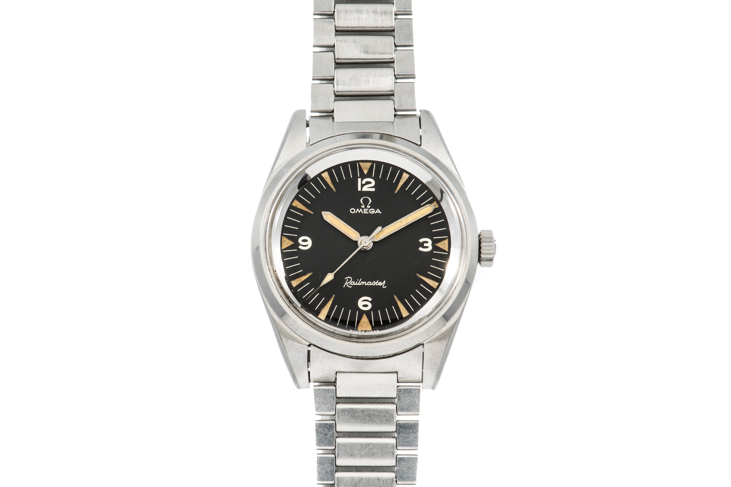 Omega railmaster 1957 lug to online lug