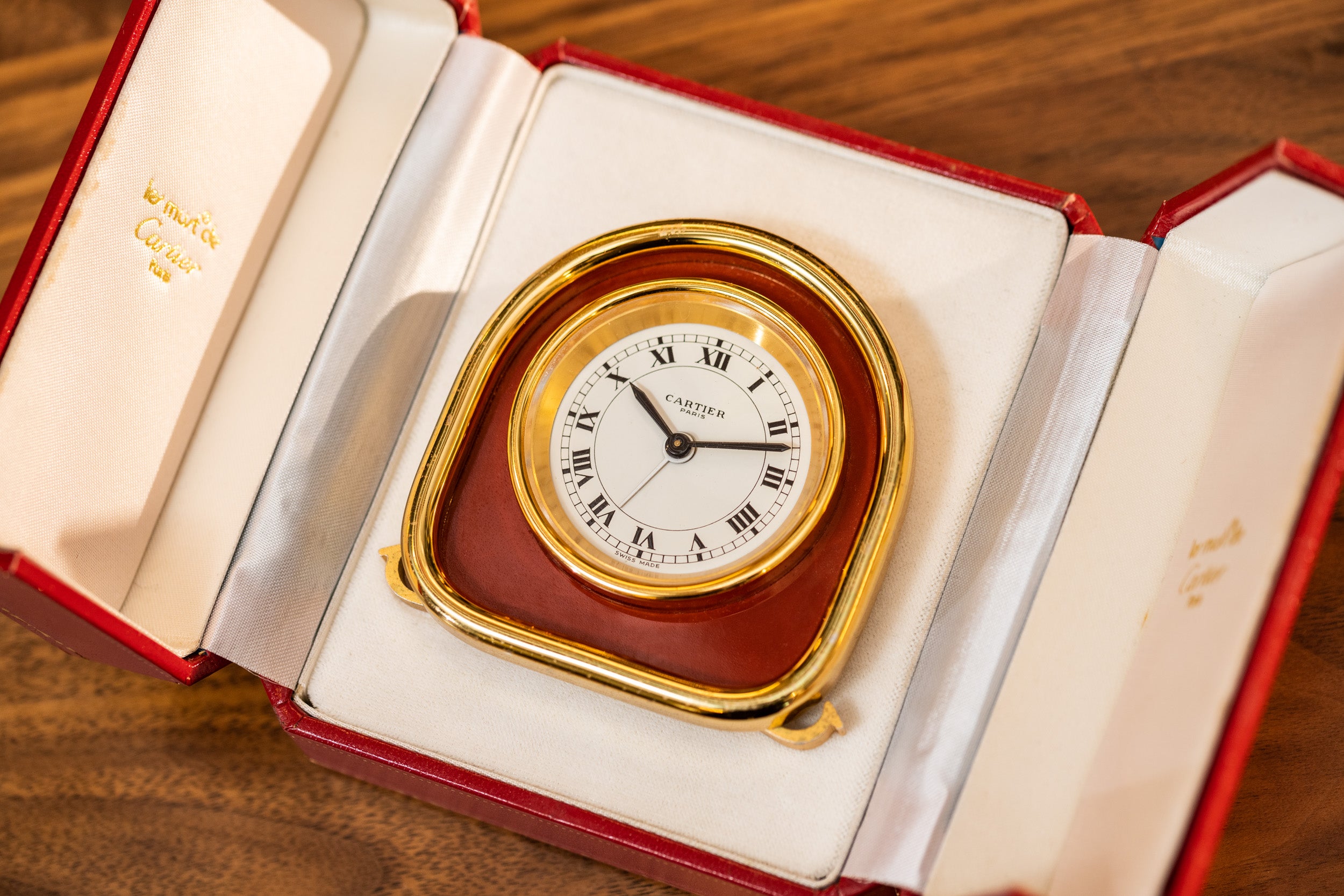 Cartier table clock price sale