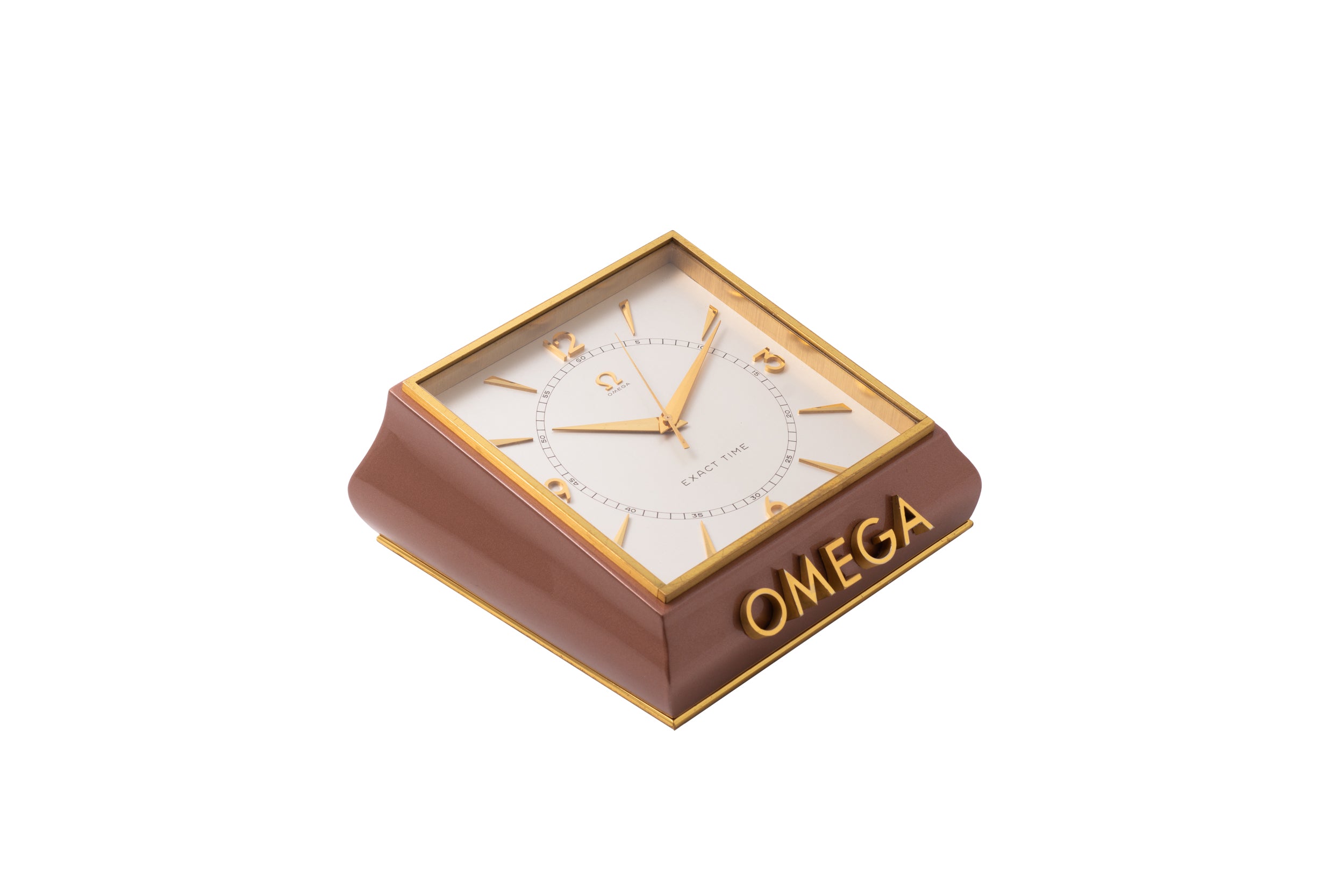 Omega Dealer Window Clock Analog Shift