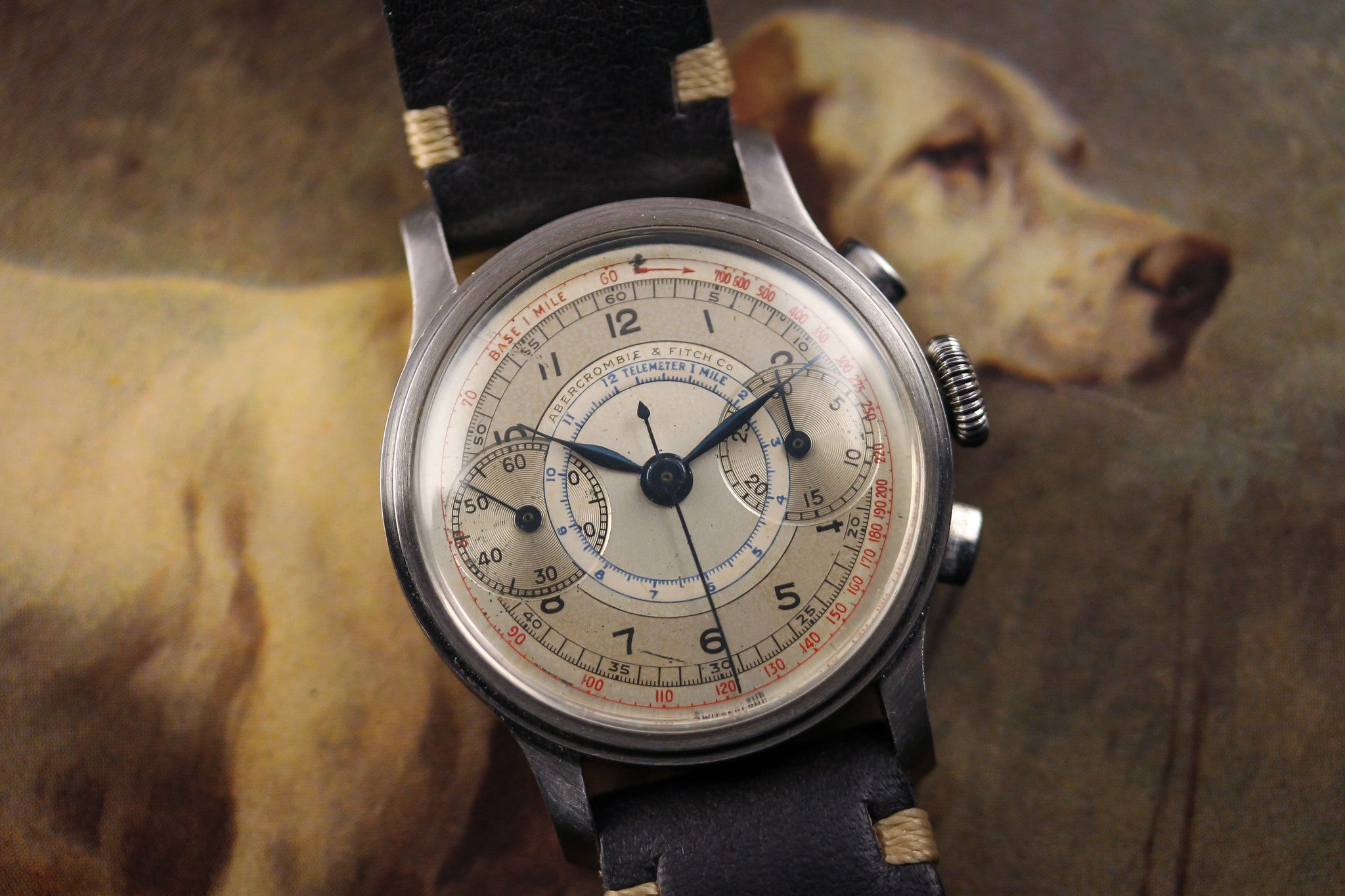 Abercrombie & Fitch Chronograph Steel - 1940s – Analog:Shift
