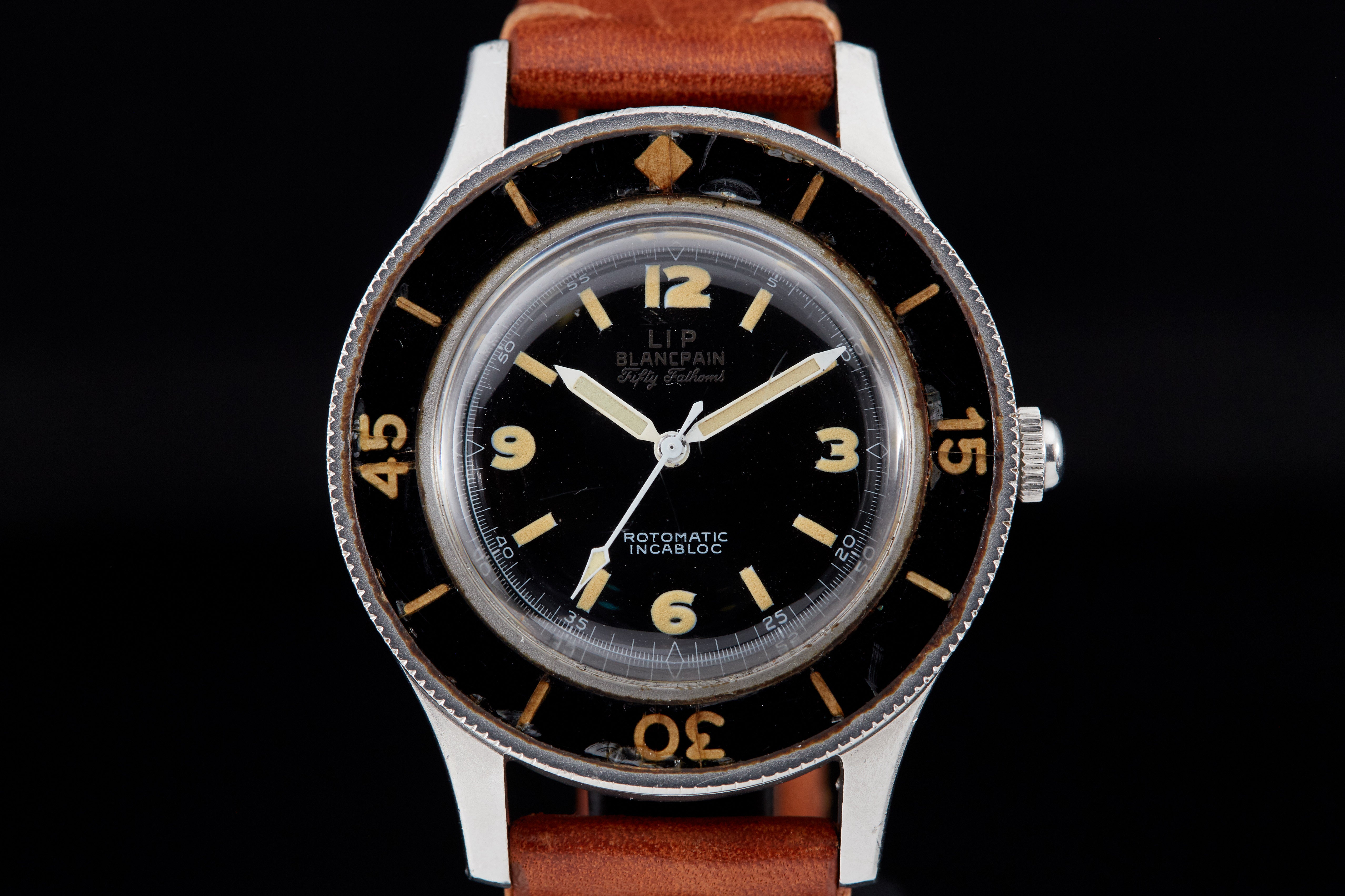 Blancpain Fifty Fathoms Retailed by LIP Analog Shift