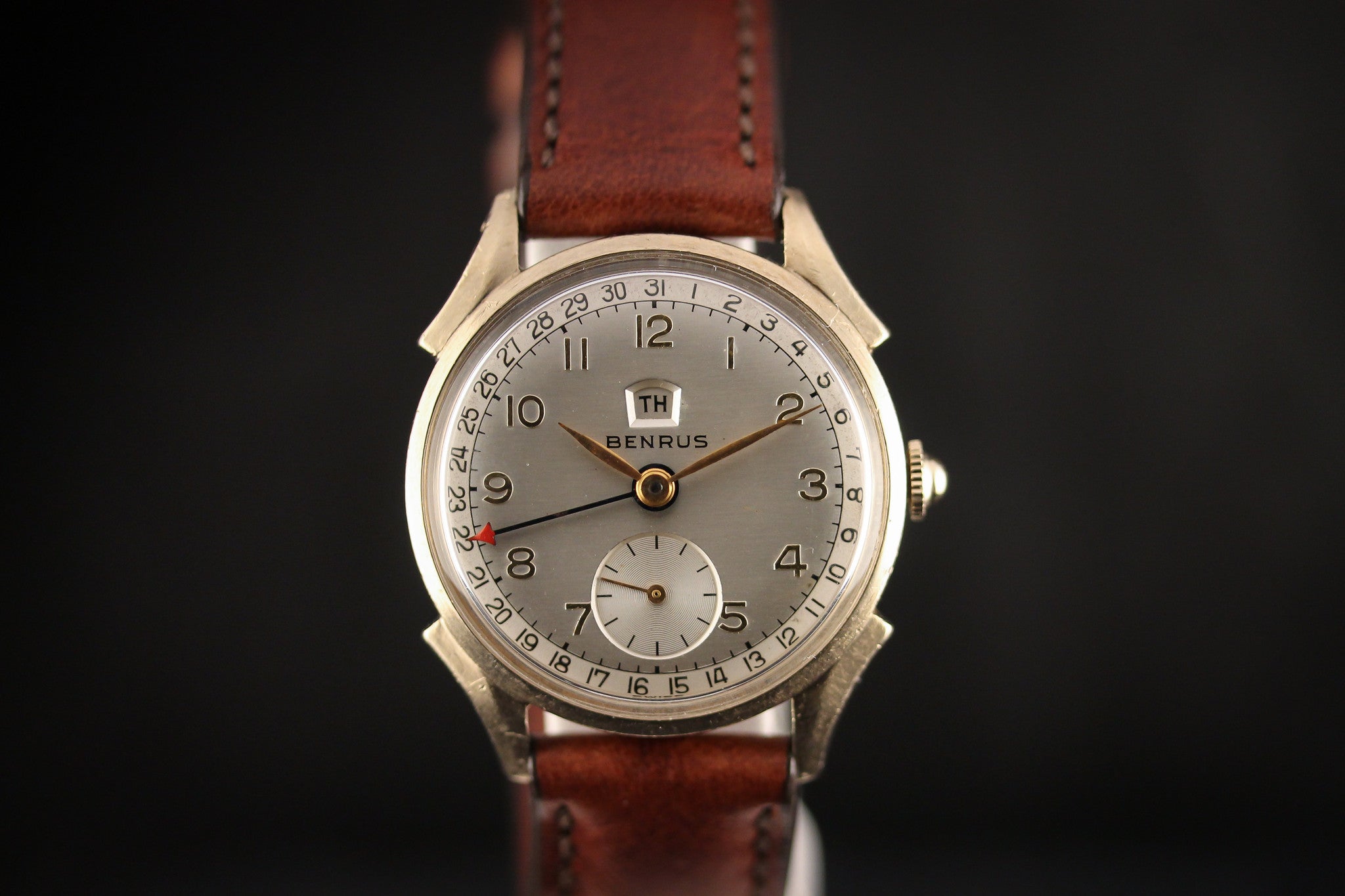 Vintage Benrus Date Pointer Watch! on sale