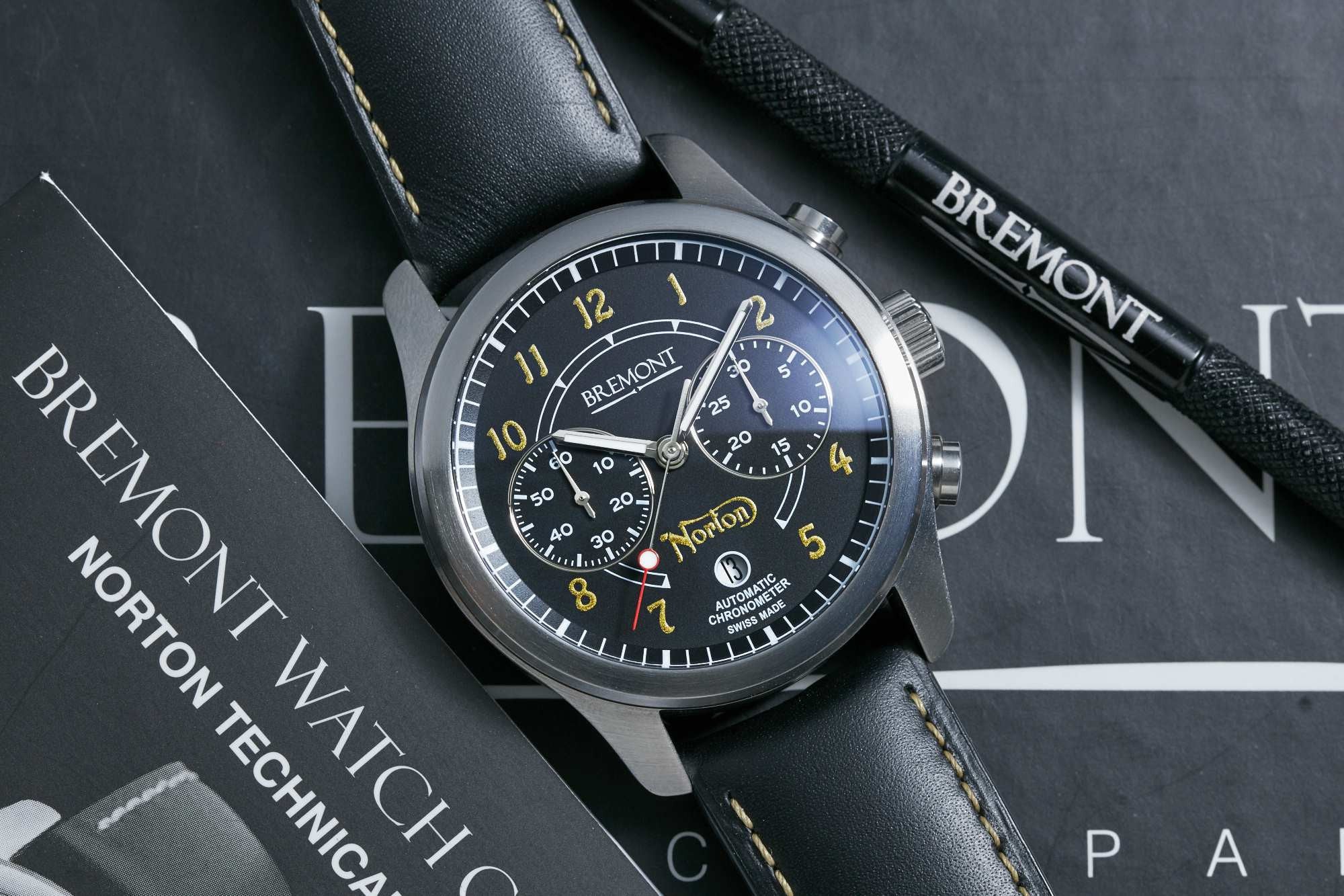 Breitling Premier B01 Chronograph Norton Motorcycles AB0118A21B1X2  Breitling Watch Review - YouTube