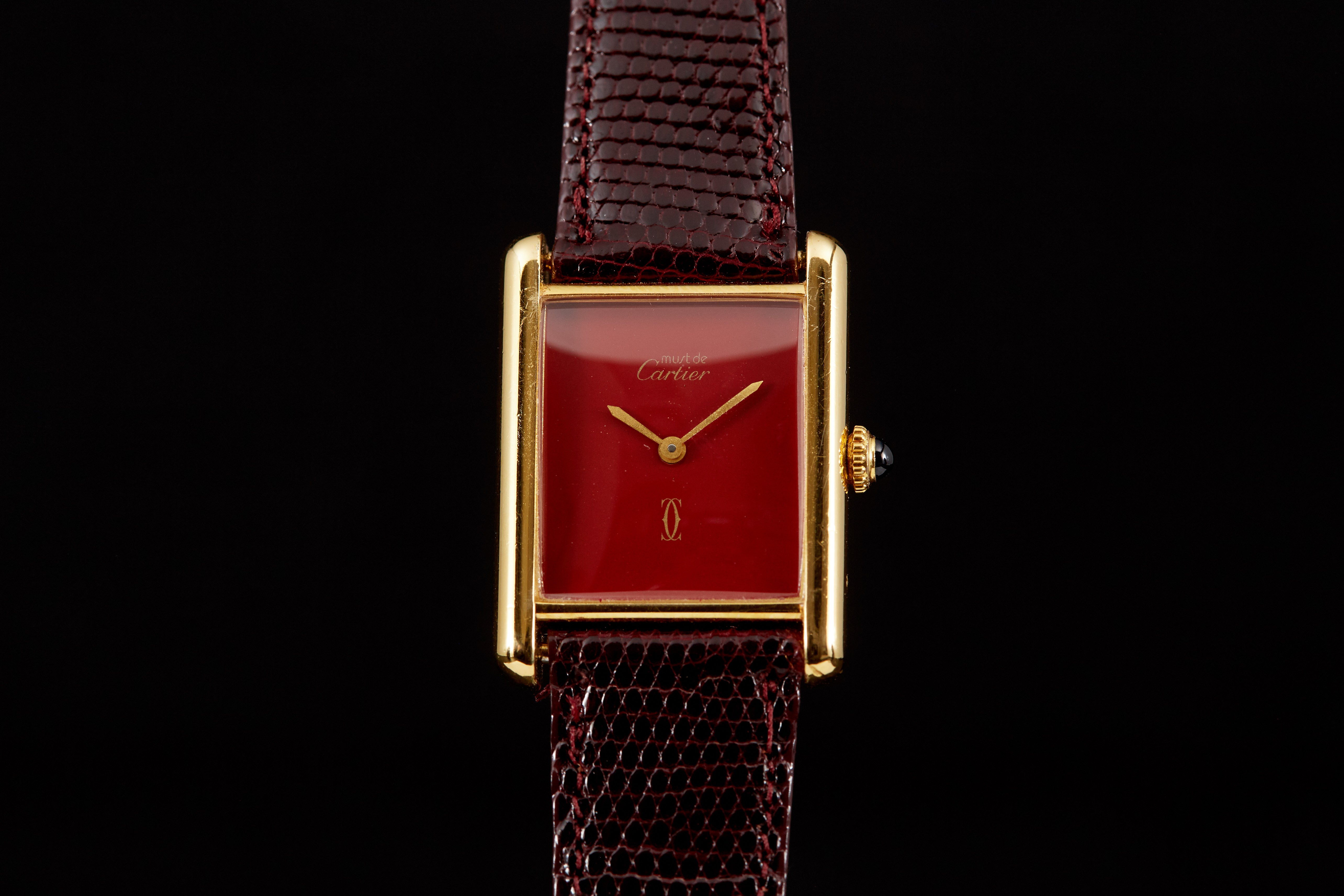 Cartier Must de Cartier Sterling Silver Art Deco Watch 1616