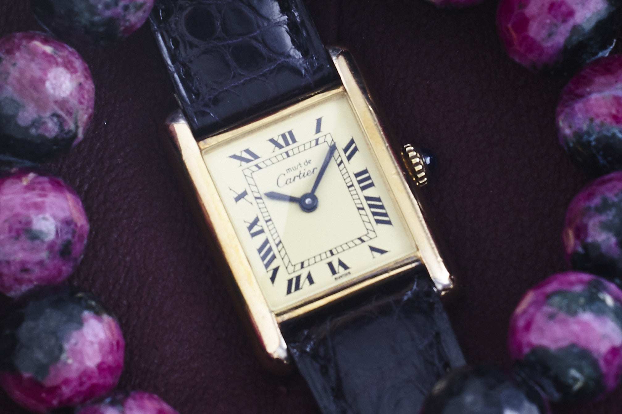 Cartier Tank Manual Wind Ladies Analog Shift