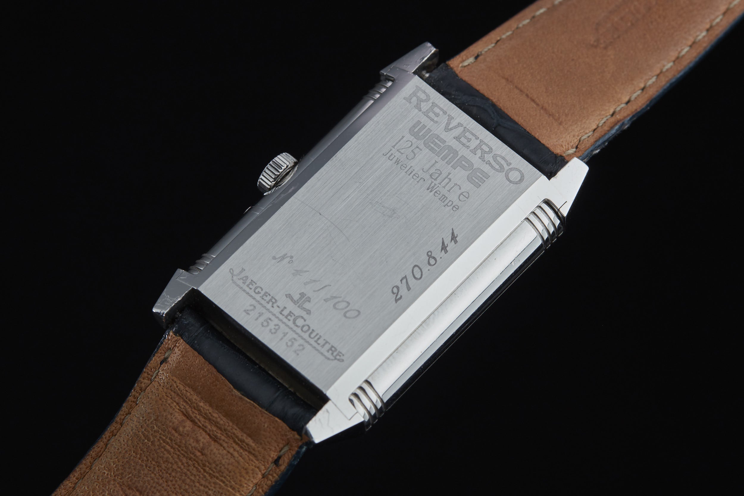 Jaeger LeCoultre Reverso Grande Taille Wempe 125th Anniversary