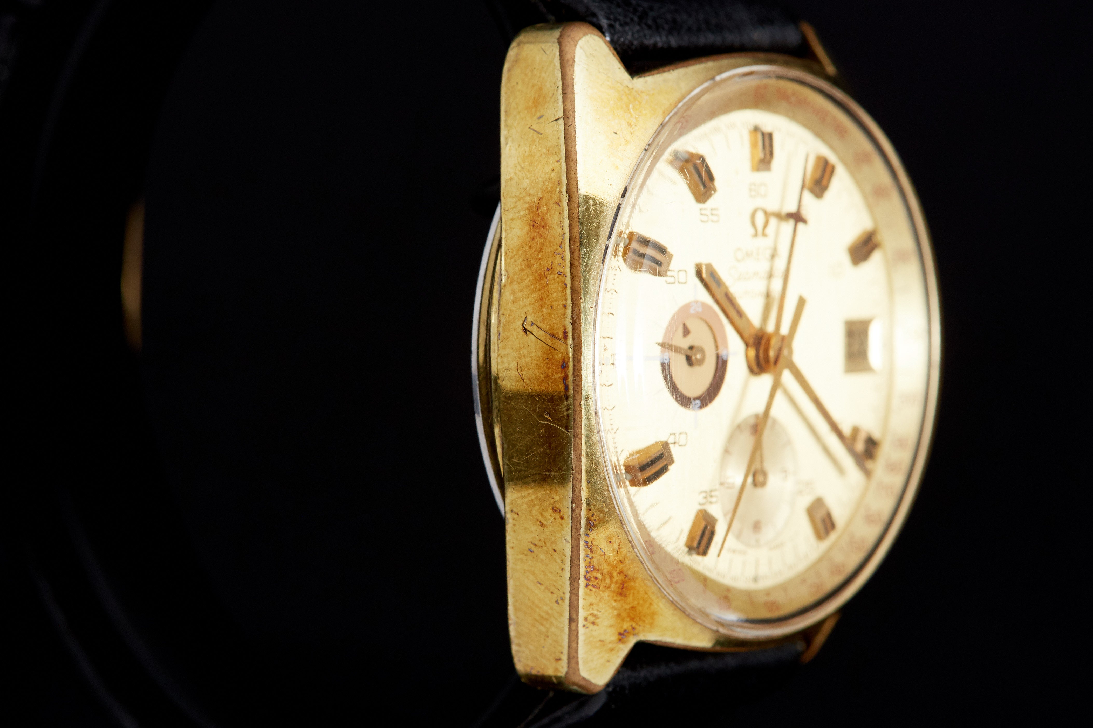 Omega Seamaster Chronograph Gold Plate – Analog:Shift