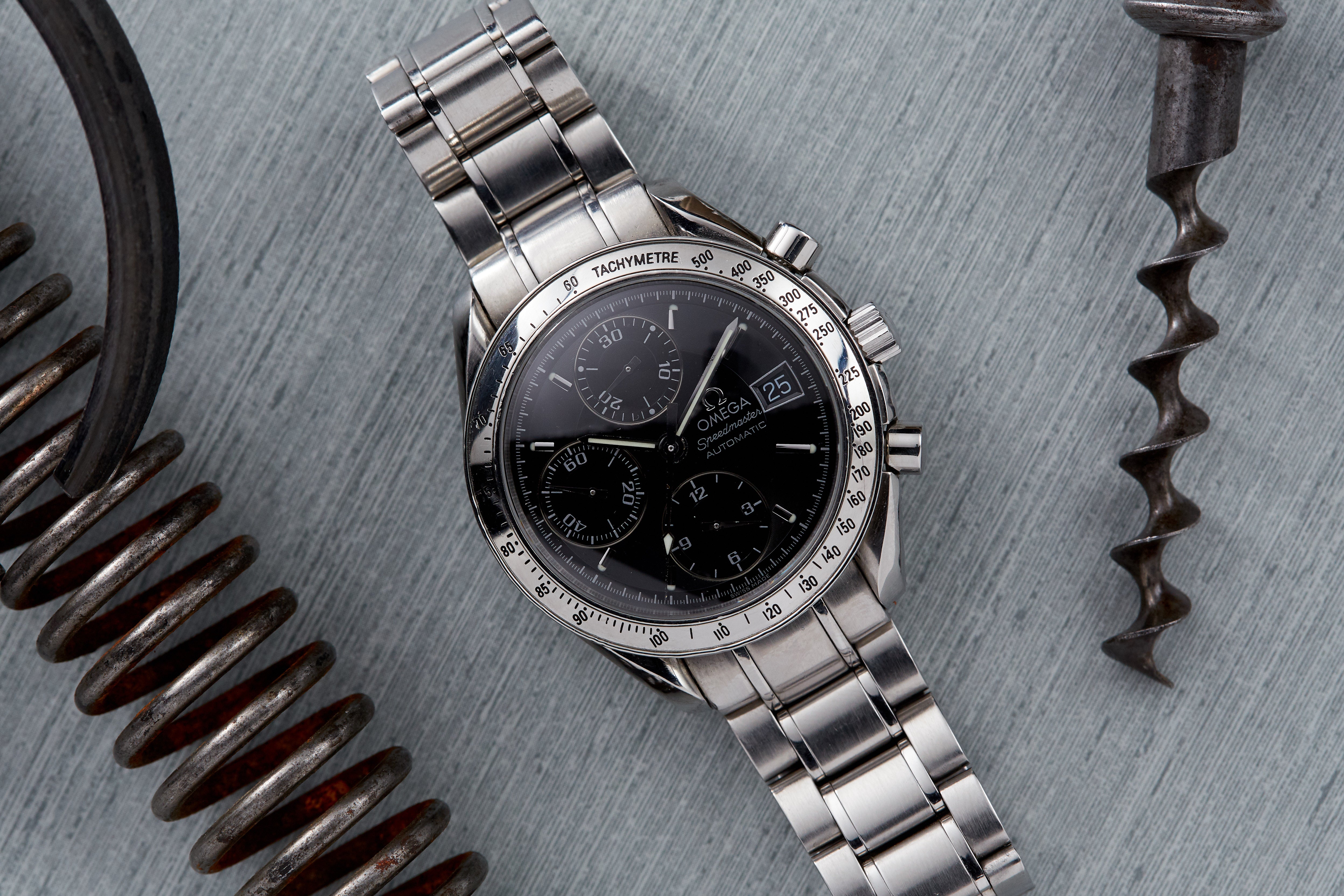 Omega Speedmaster Reduced Automatic Date Analog Shift