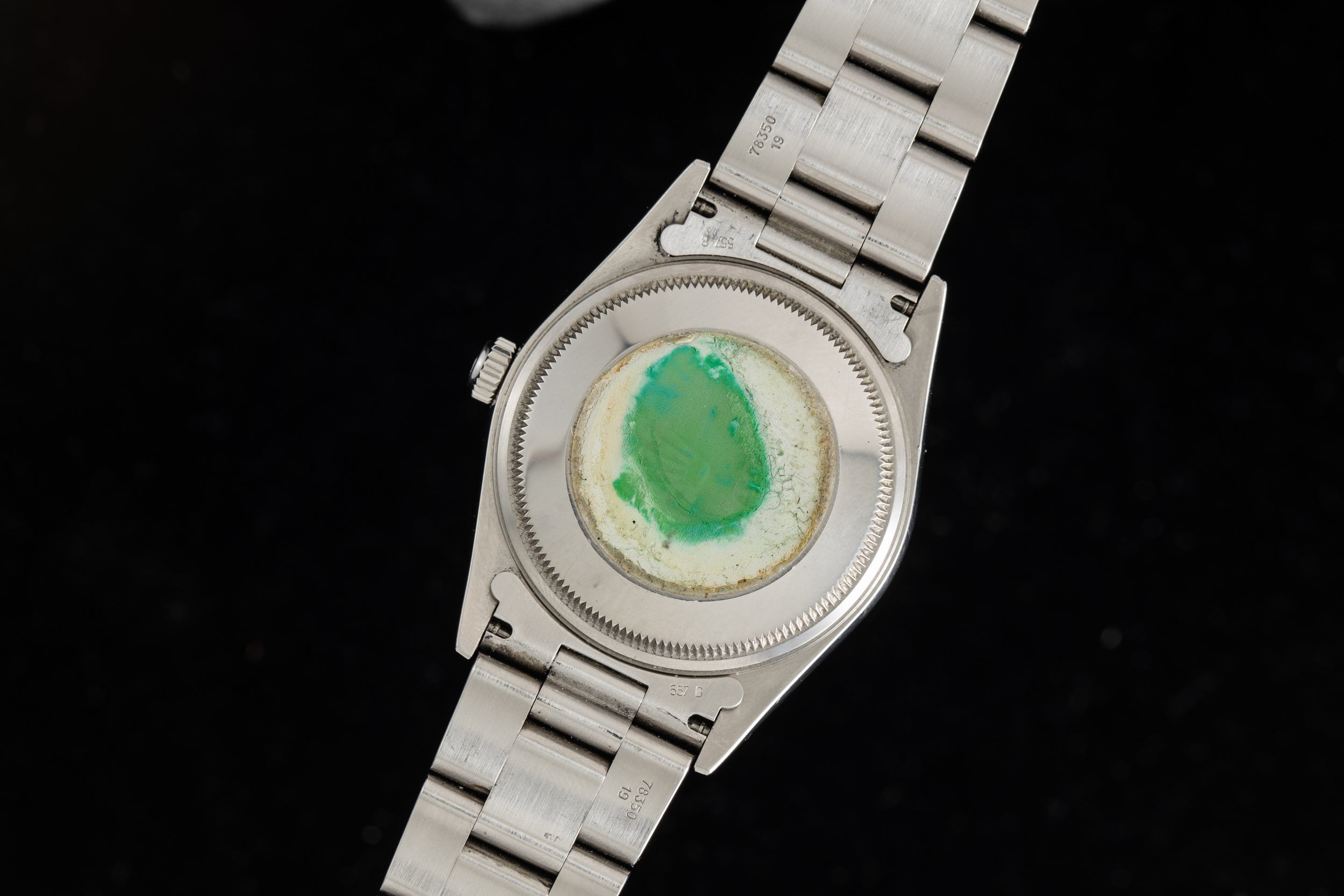 Rolex with green sticker hotsell on back