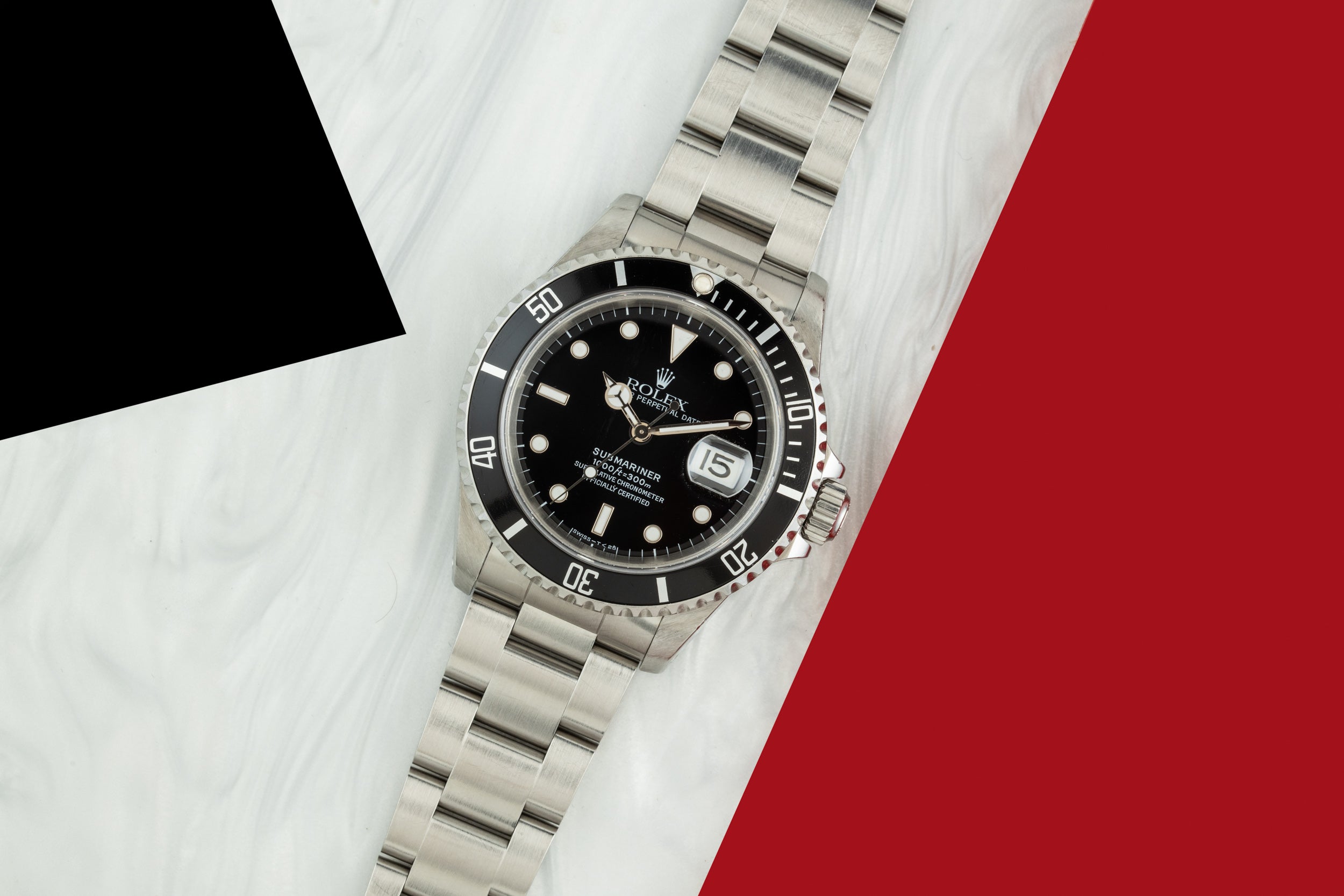 Rolex submariner shop date 16610