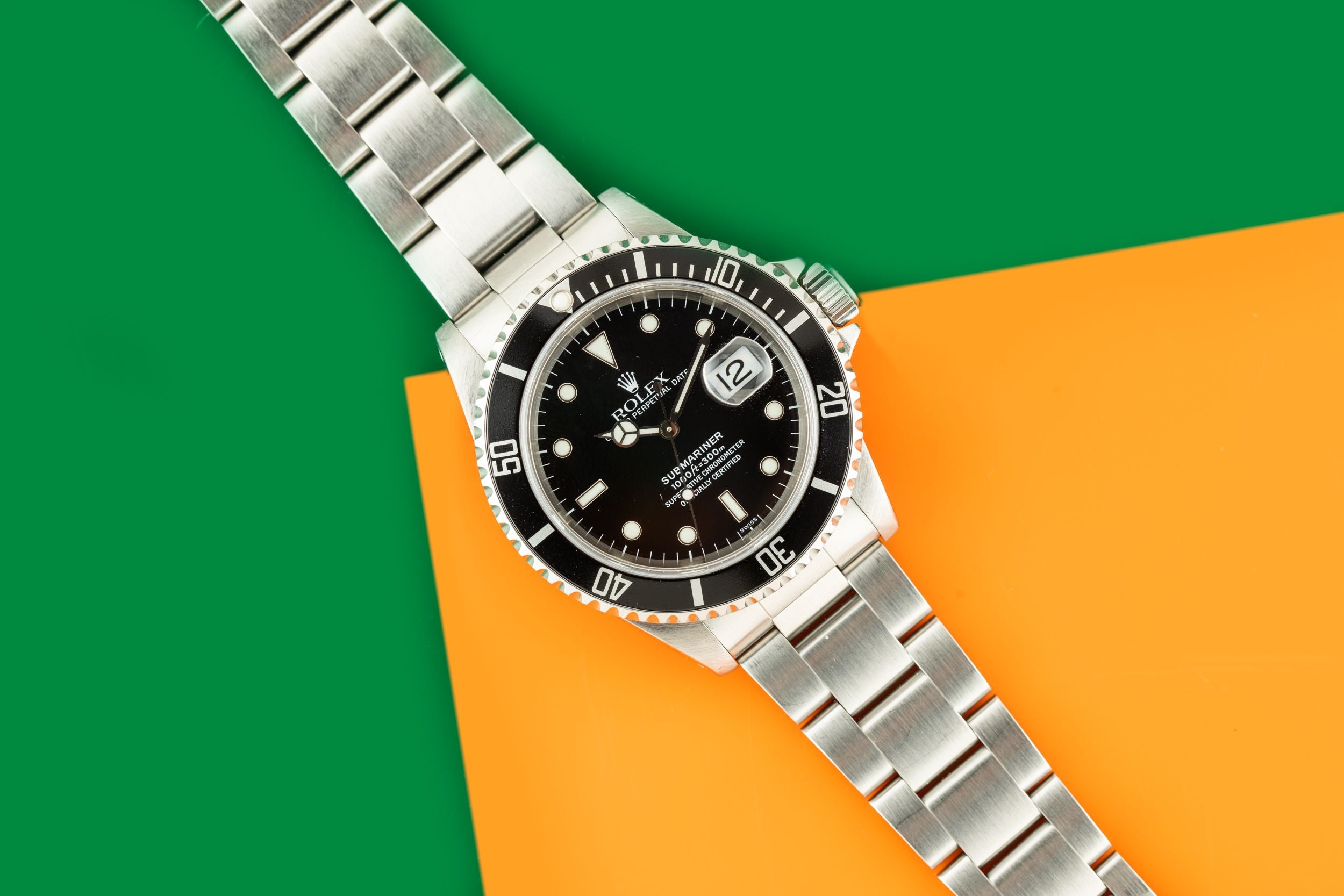 Rolex submariner hotsell swiss only dial